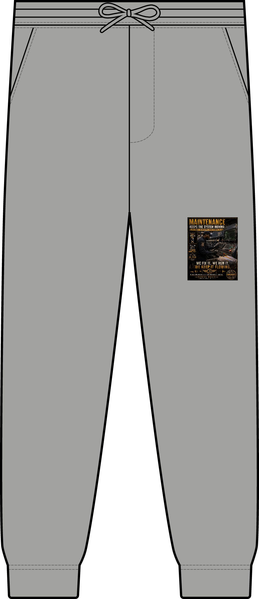 Postal Music — Maintenance Keeps the System Moving — Premium Two-Piece Jogger Set