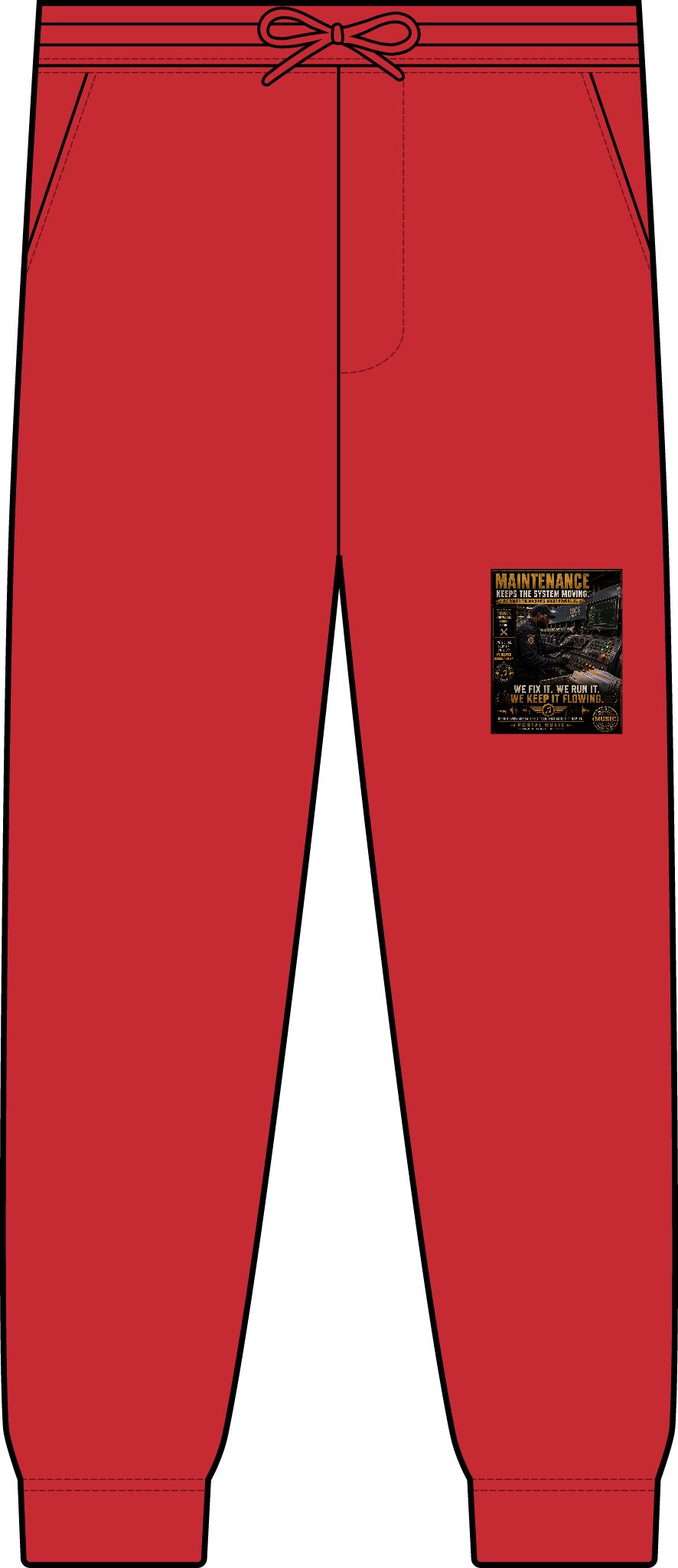 Postal Music — Maintenance Keeps the System Moving — Premium Two-Piece Jogger Set