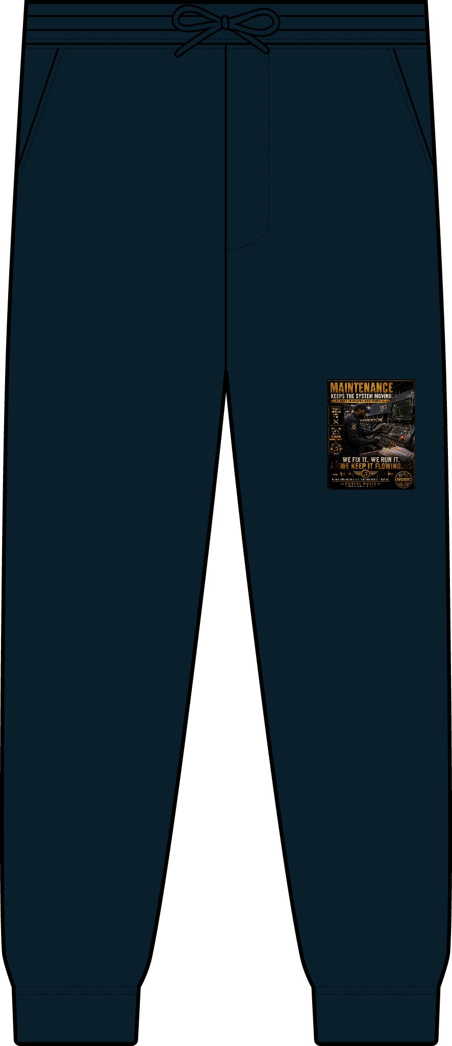 Postal Music — Maintenance Keeps the System Moving — Premium Two-Piece Jogger Set