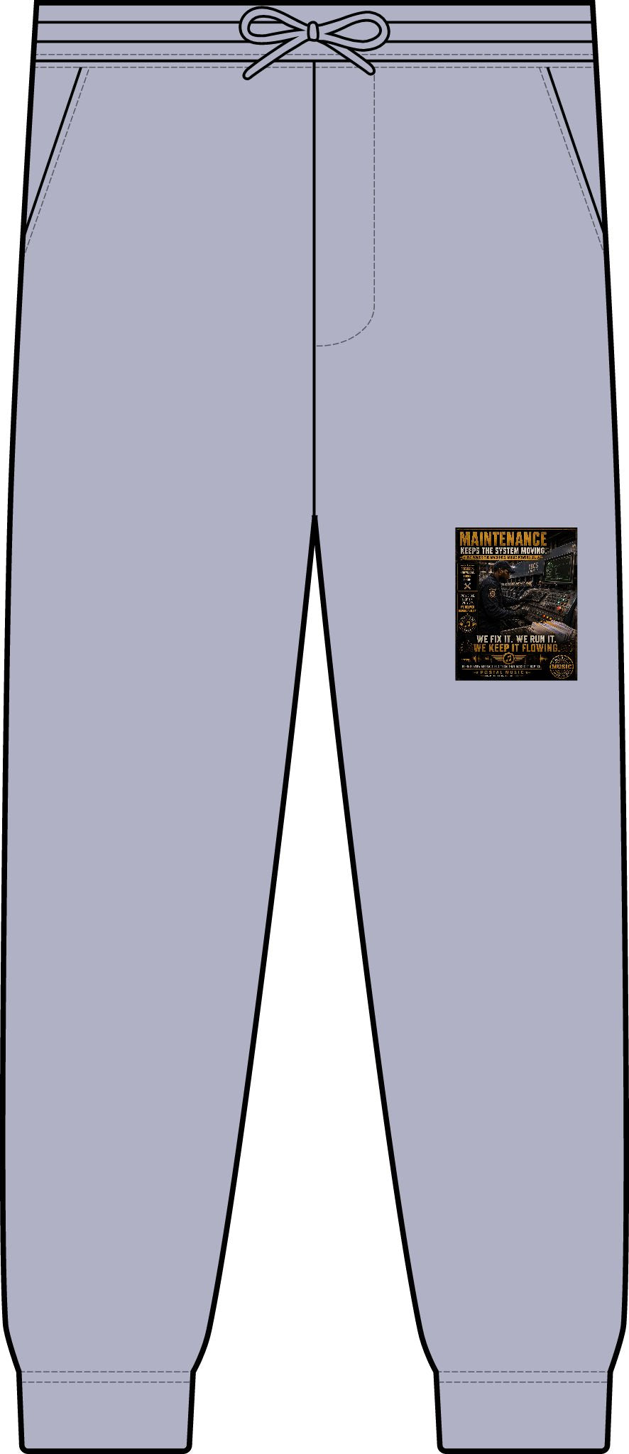 Postal Music — Maintenance Keeps the System Moving — Premium Two-Piece Jogger Set