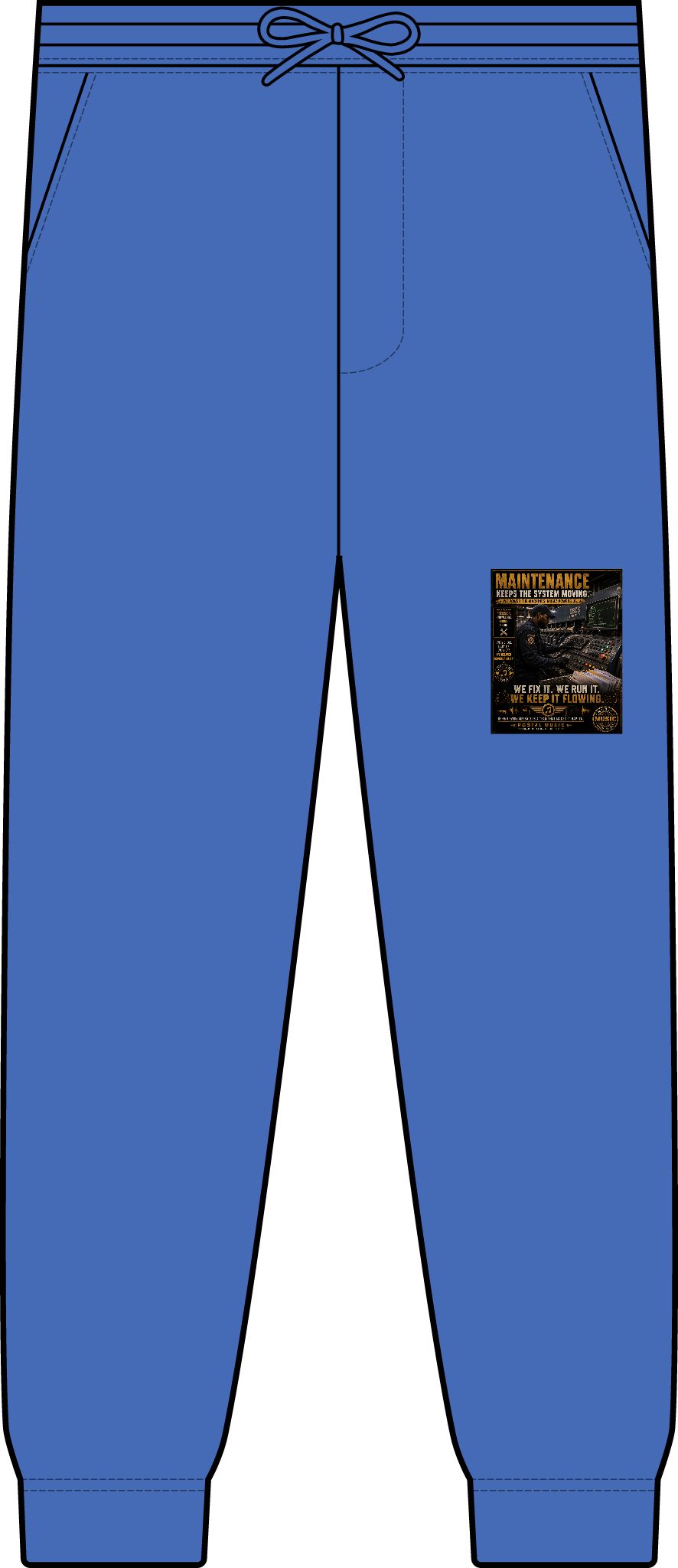Postal Music — Maintenance Keeps the System Moving — Premium Two-Piece Jogger Set