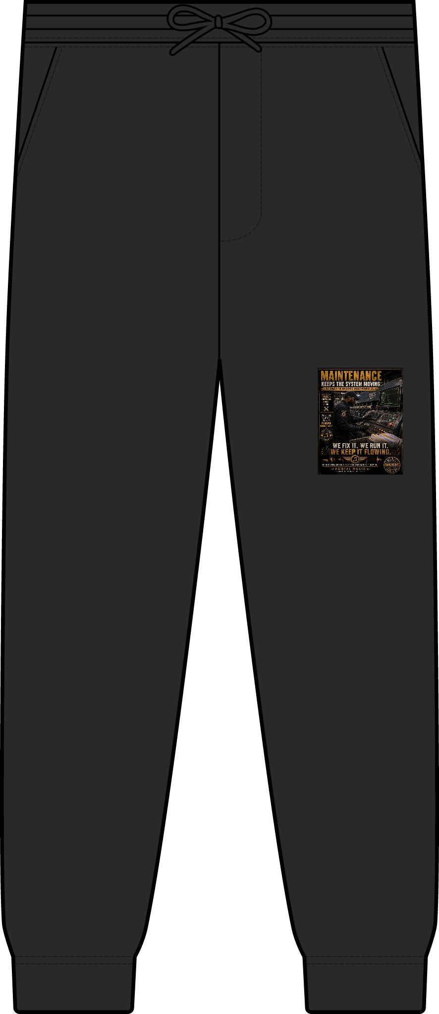 Postal Music — Maintenance Keeps the System Moving — Premium Two-Piece Jogger Set