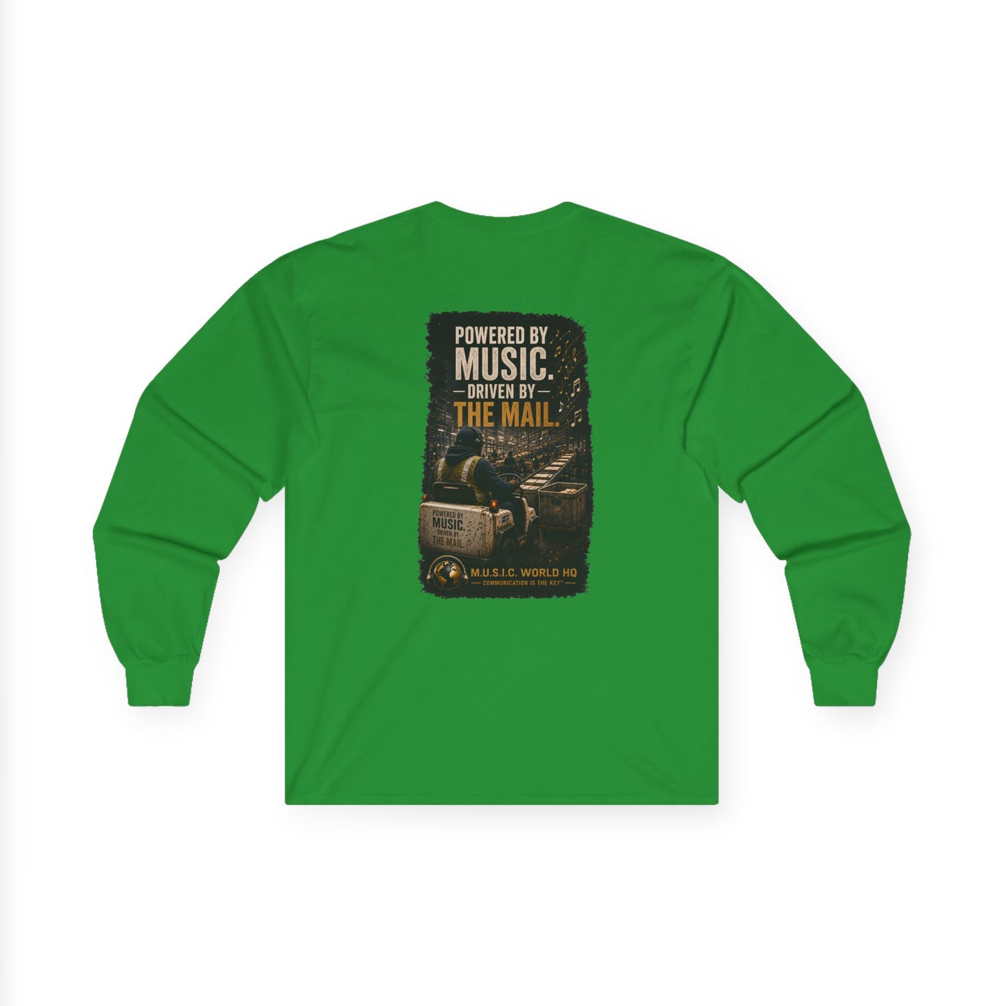 Postal Music - Powered by Music Long Sleeve Tee