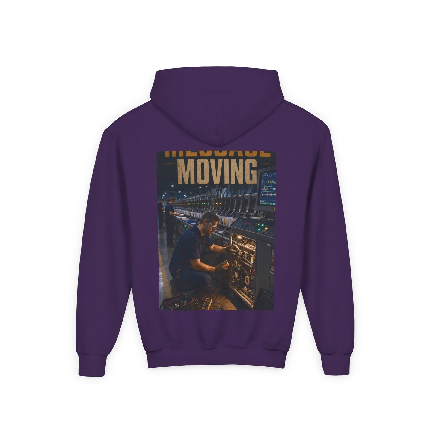 Postal Music — Keep the Message Moving — Youth Hoodie