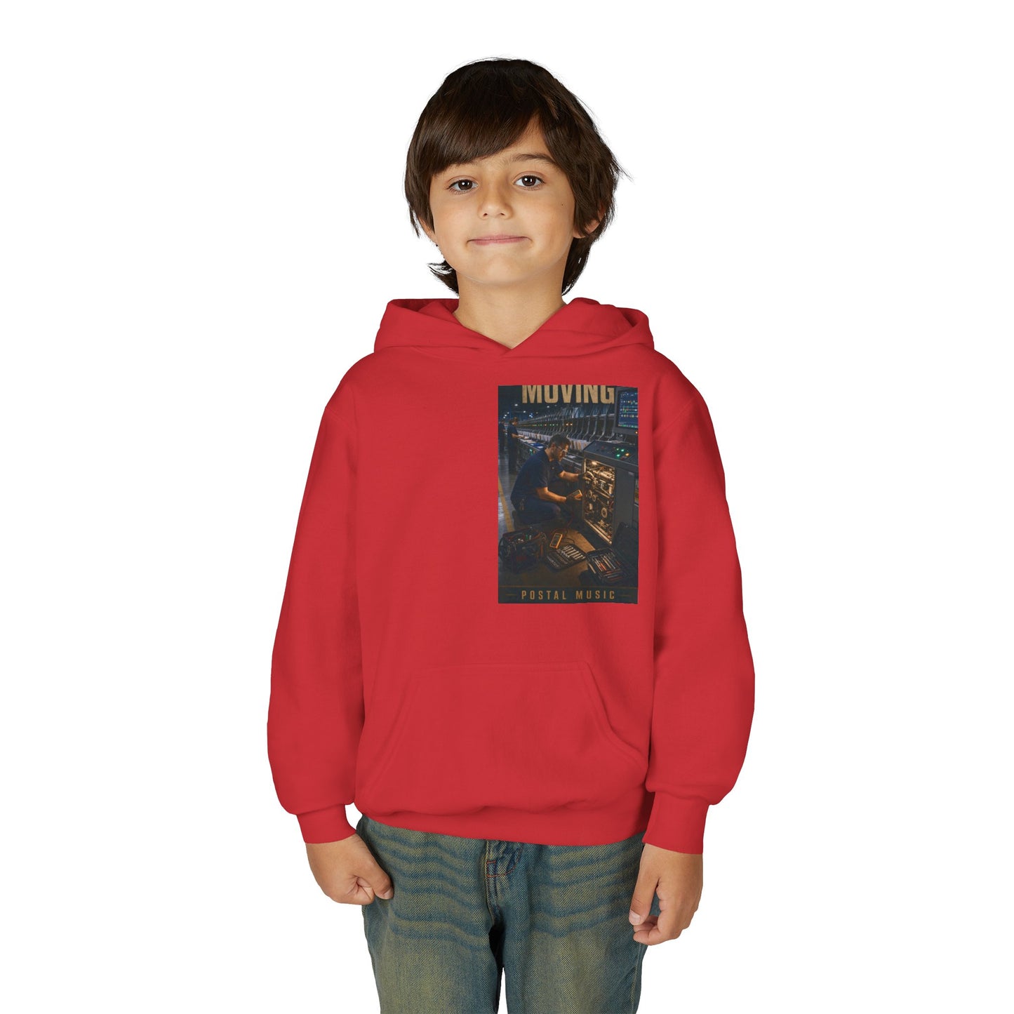 Postal Music — Keep the Message Moving — Youth Hoodie