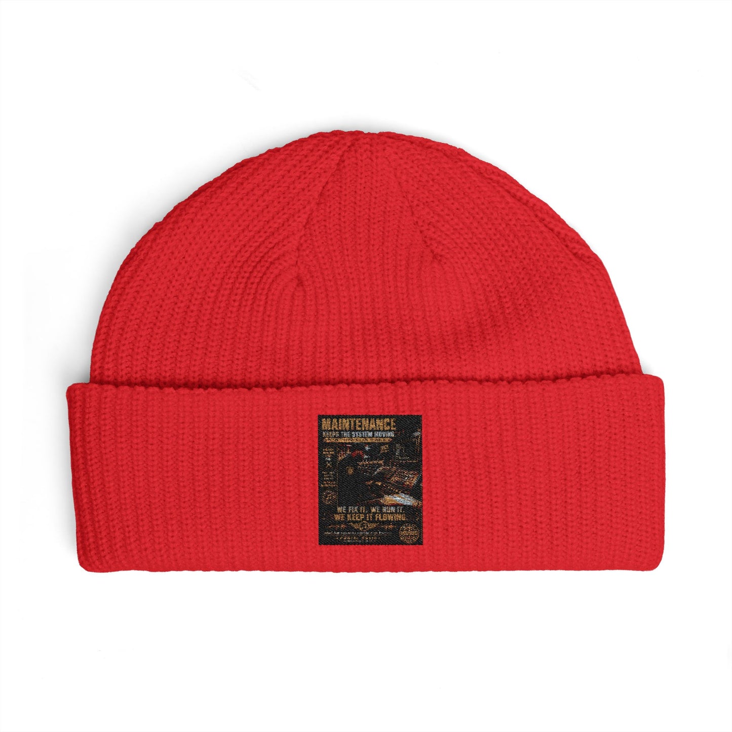 Postal Music — Maintenance Keeps the System Moving — Knit Beanie