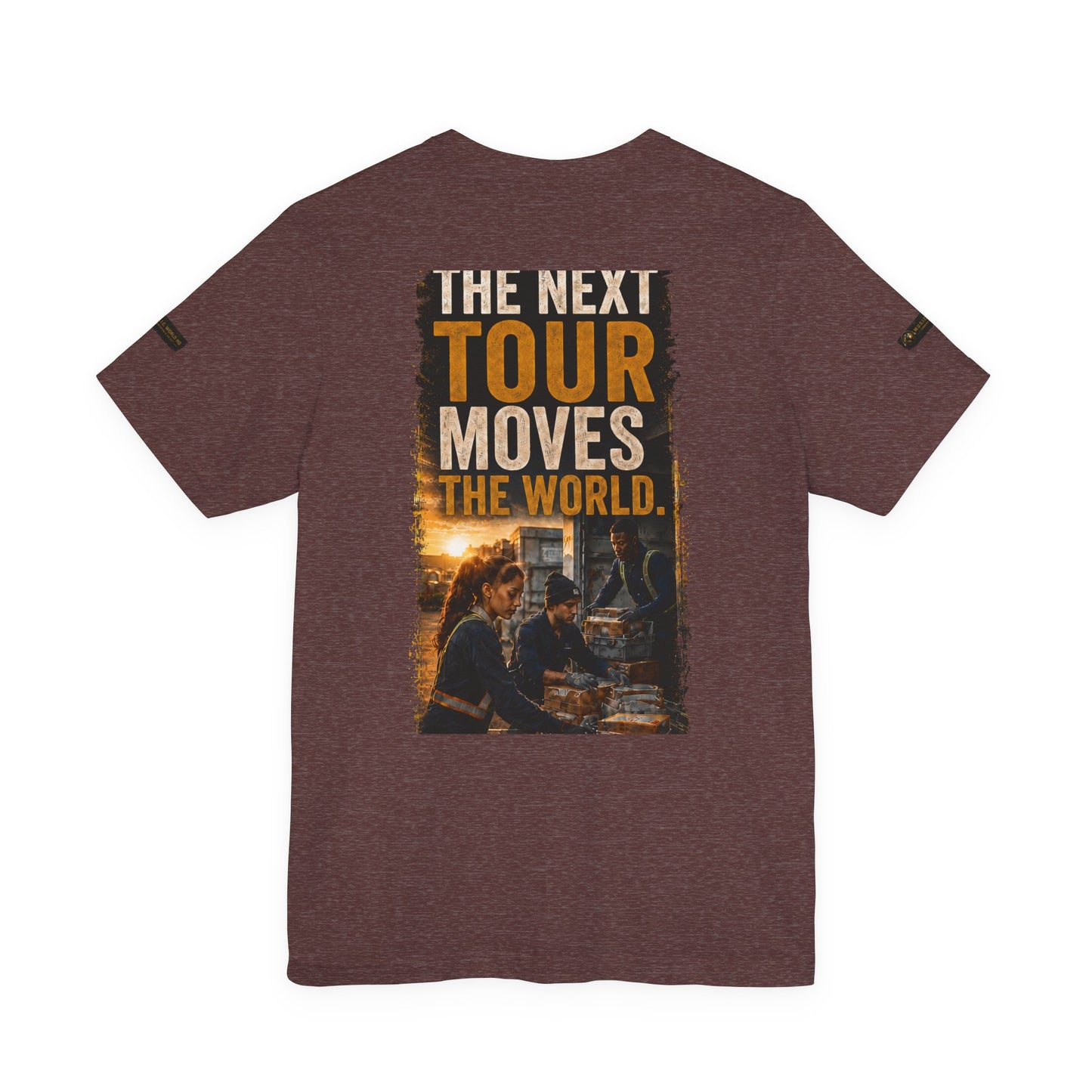 Postal Music — The Next Tour Premium Unisex T-Shirt — Color Group 5 of 11
