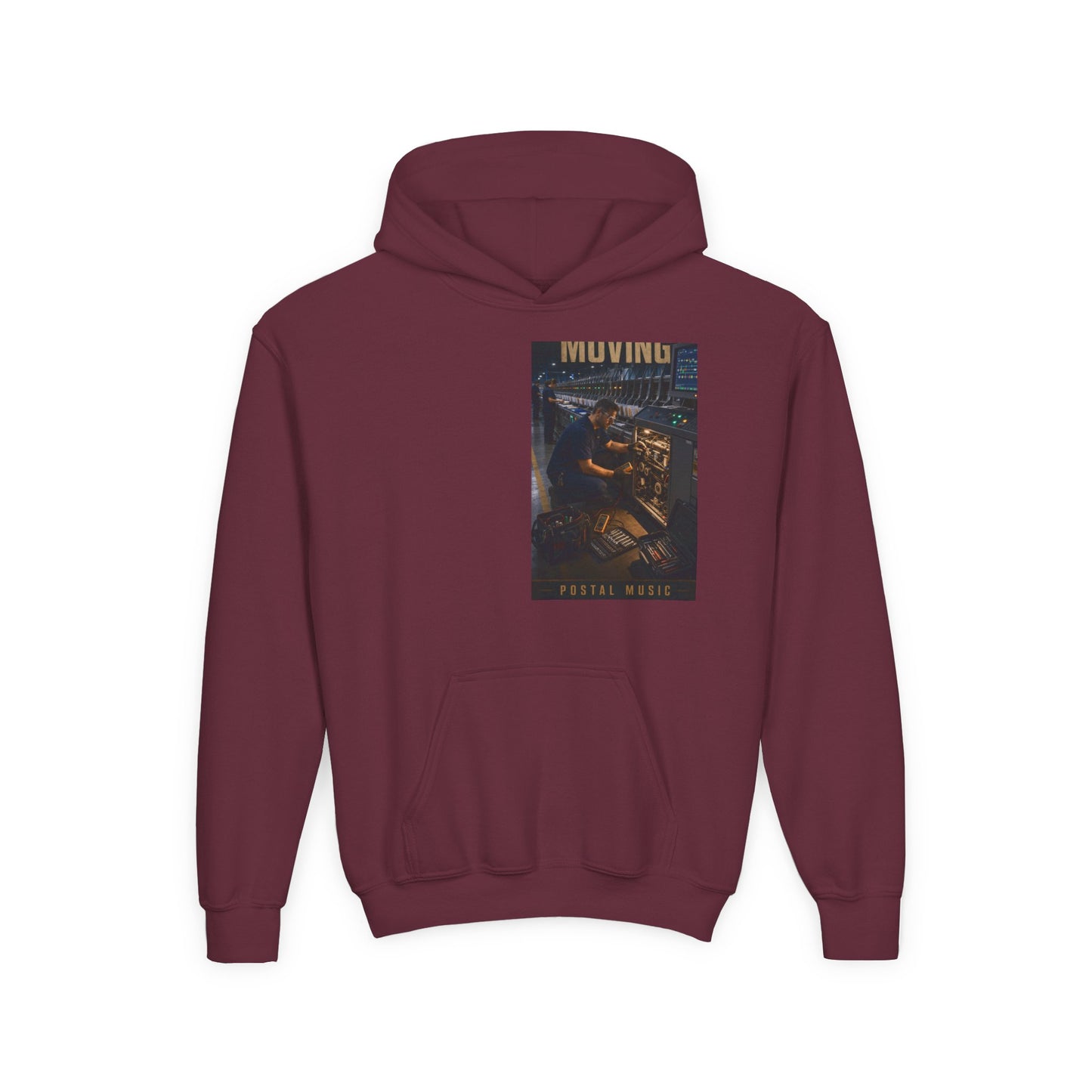 Postal Music — Keep the Message Moving — Youth Hoodie