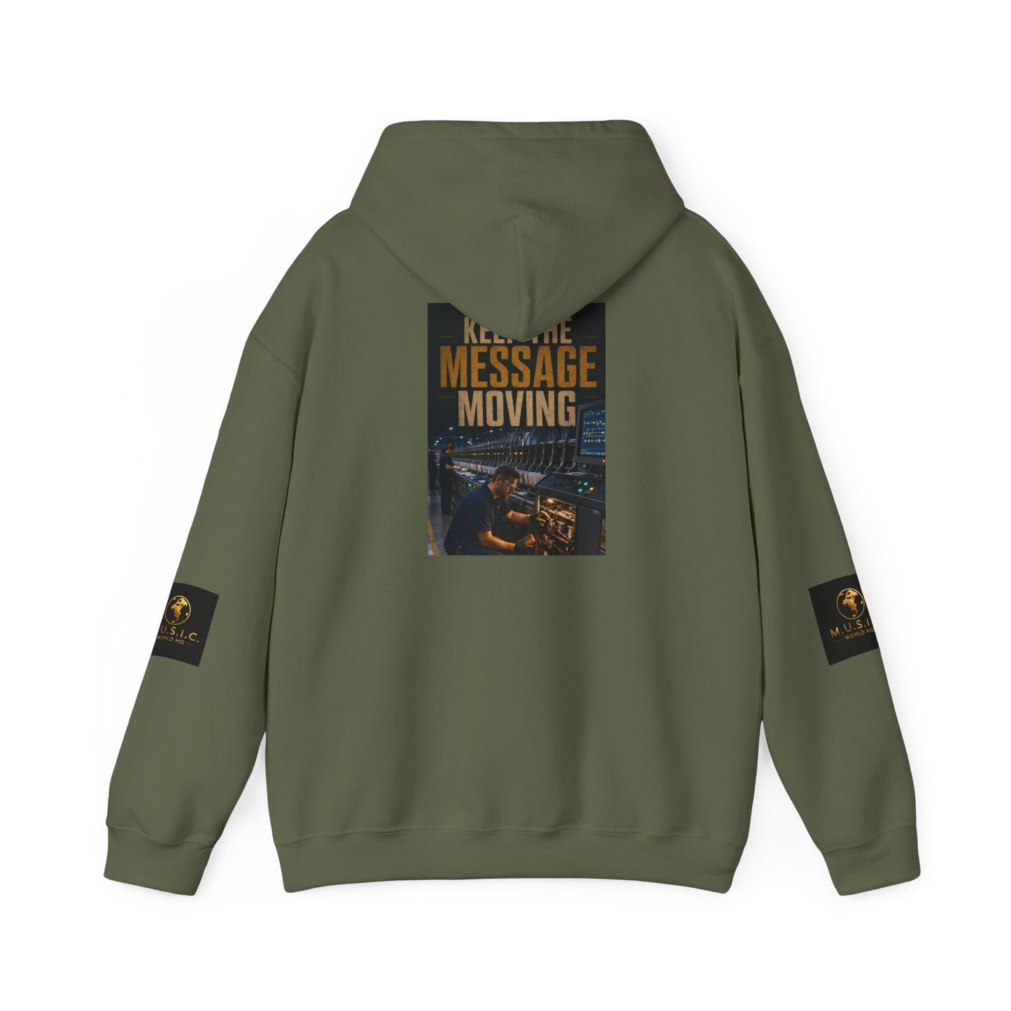 Postal Music — Keep the Message Moving — Core Pullover Hoodie