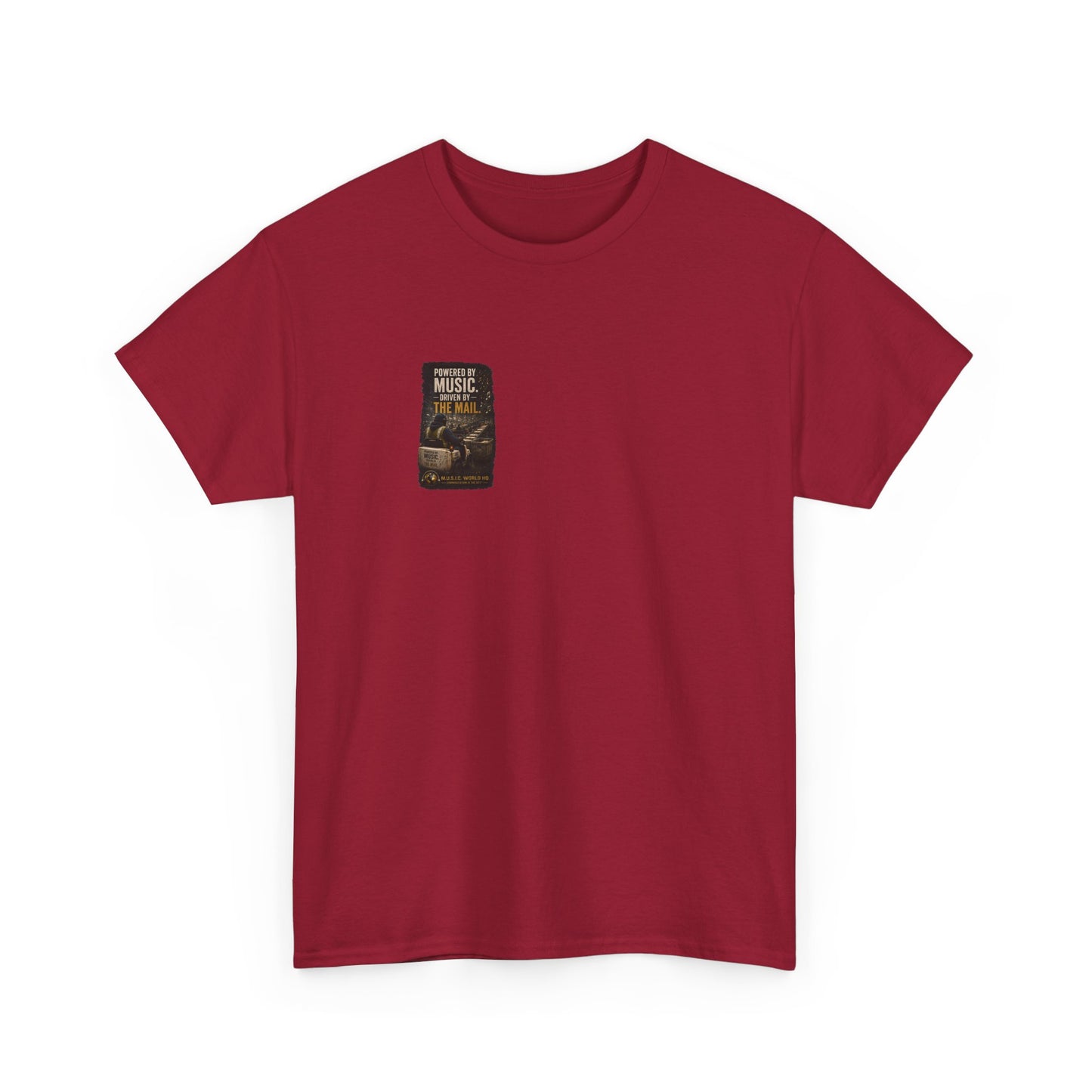 Postal Music - Powered by Music Premium T-Shirt - Colorways A