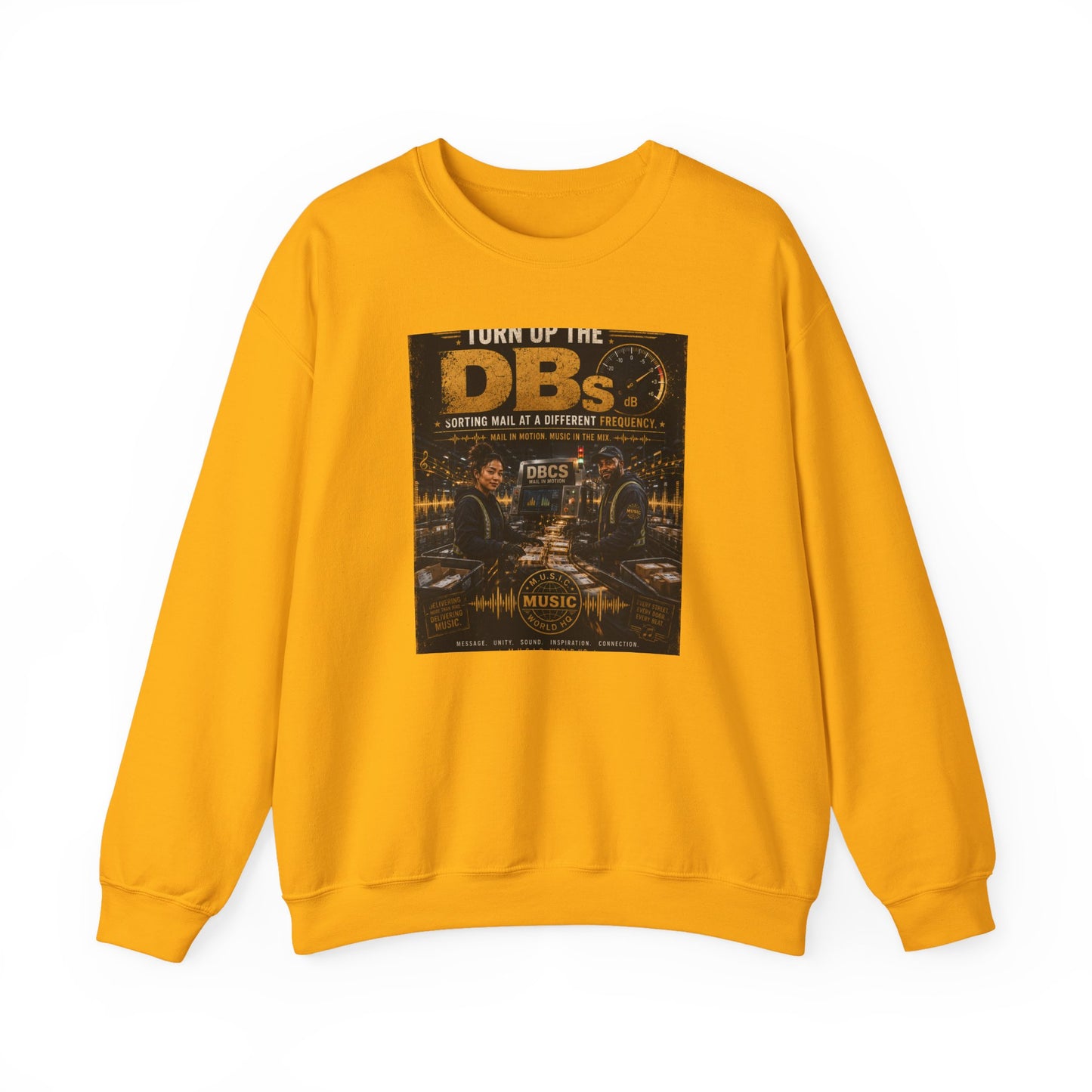 Turn Up the DBs — Men's Crewneck Sweatshirt (Jogger Set Top)