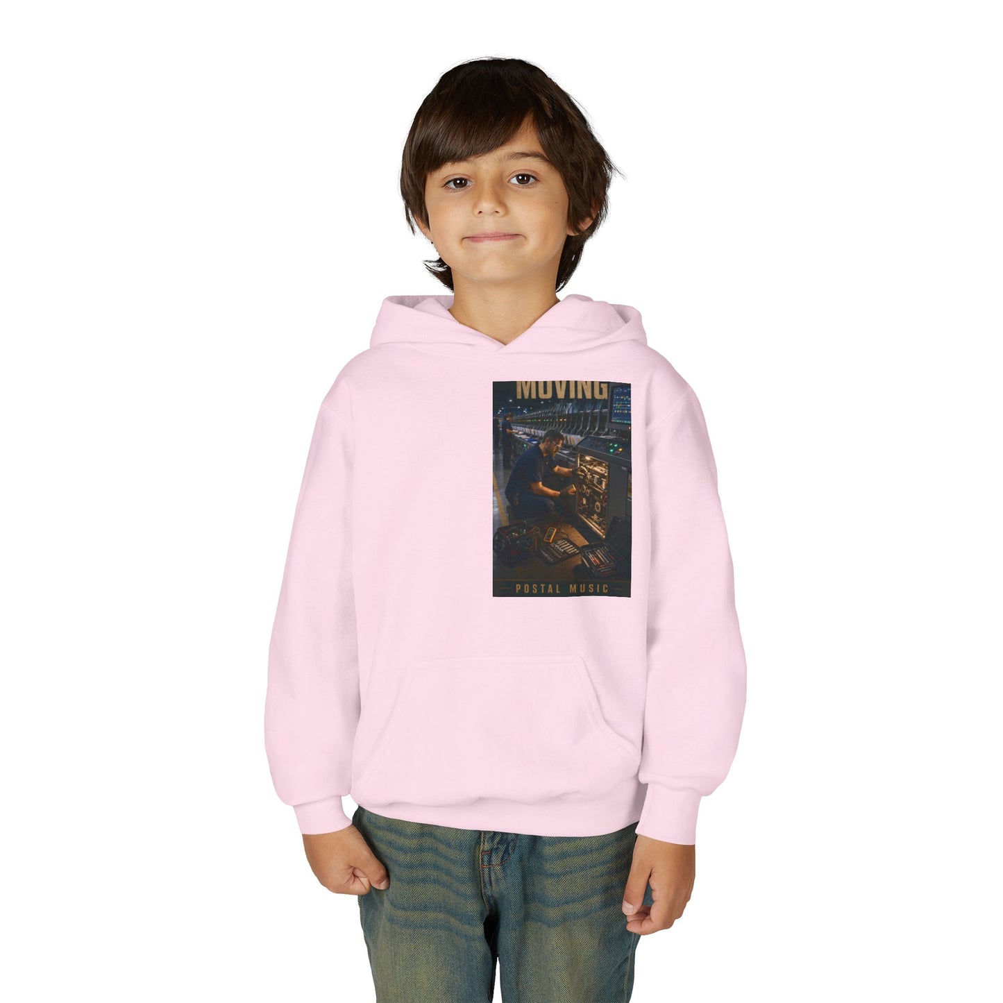 Postal Music — Keep the Message Moving — Youth Hoodie