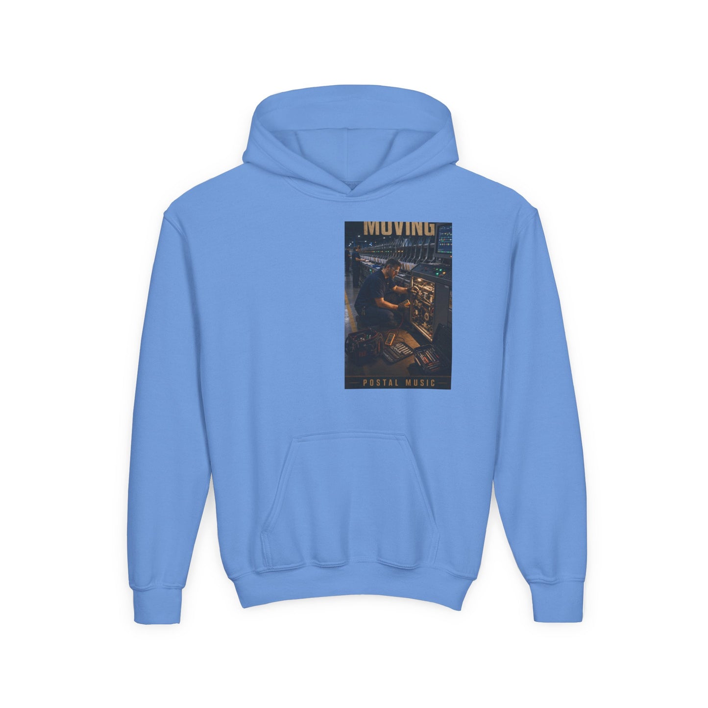 Postal Music — Keep the Message Moving — Youth Hoodie