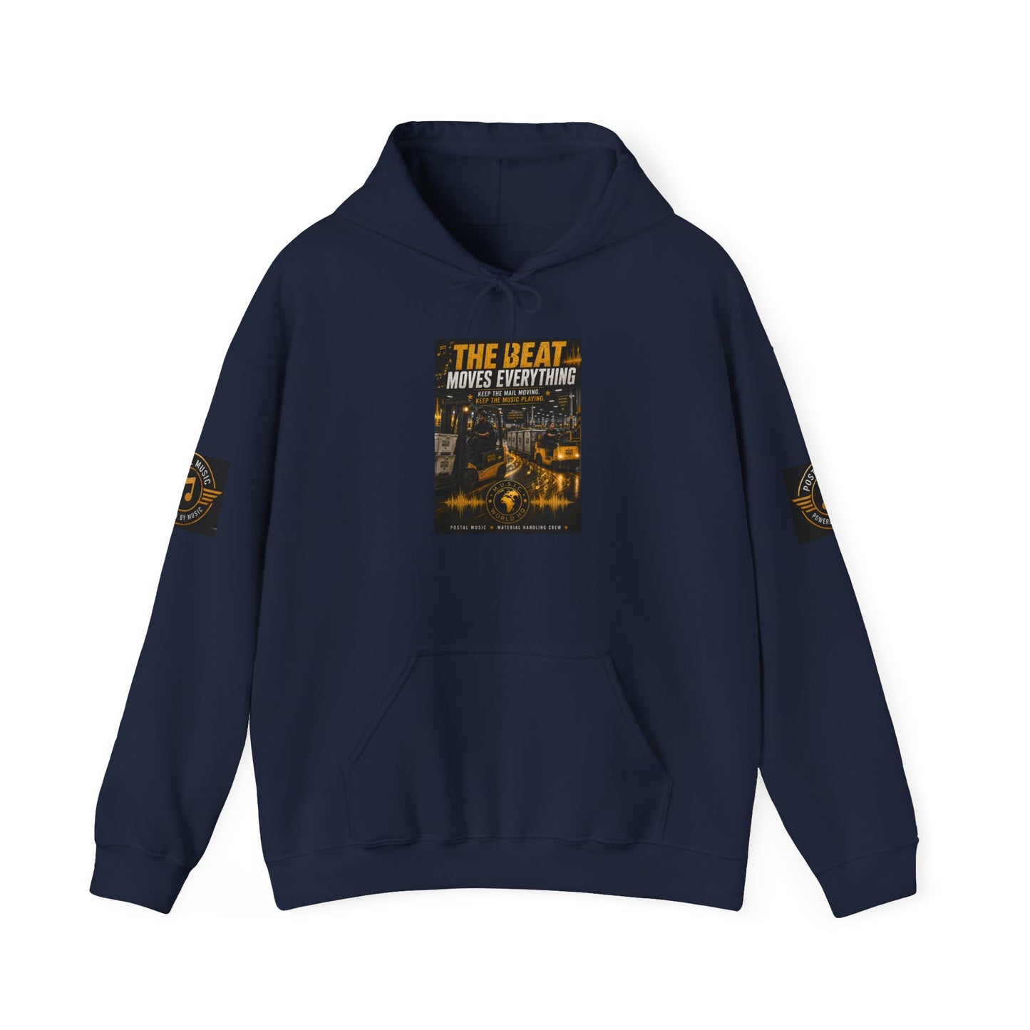 The Beat Moves Everything — Men's Hoodie | Postal Music