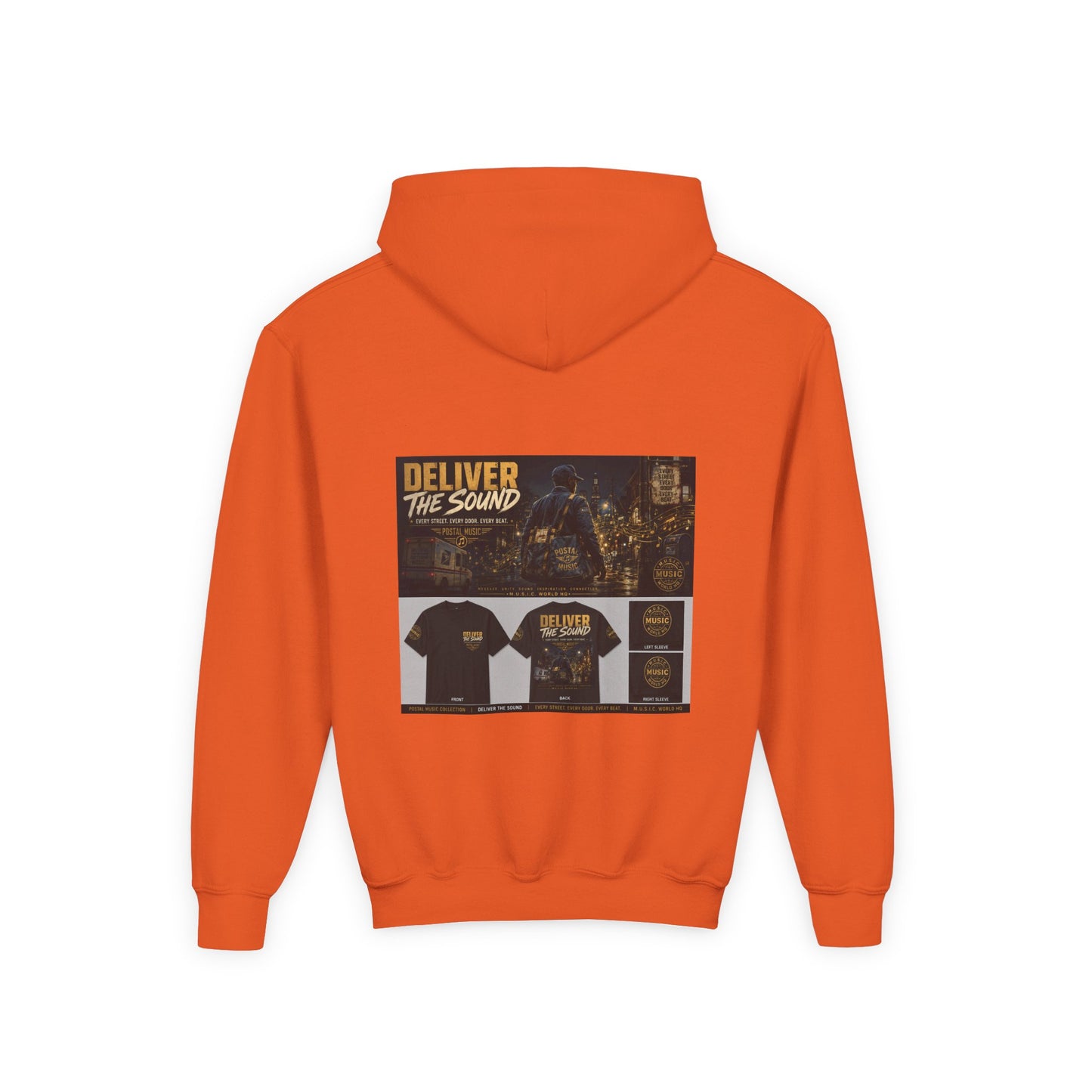 Postal Music — Deliver the Sound — Youth Hoodie