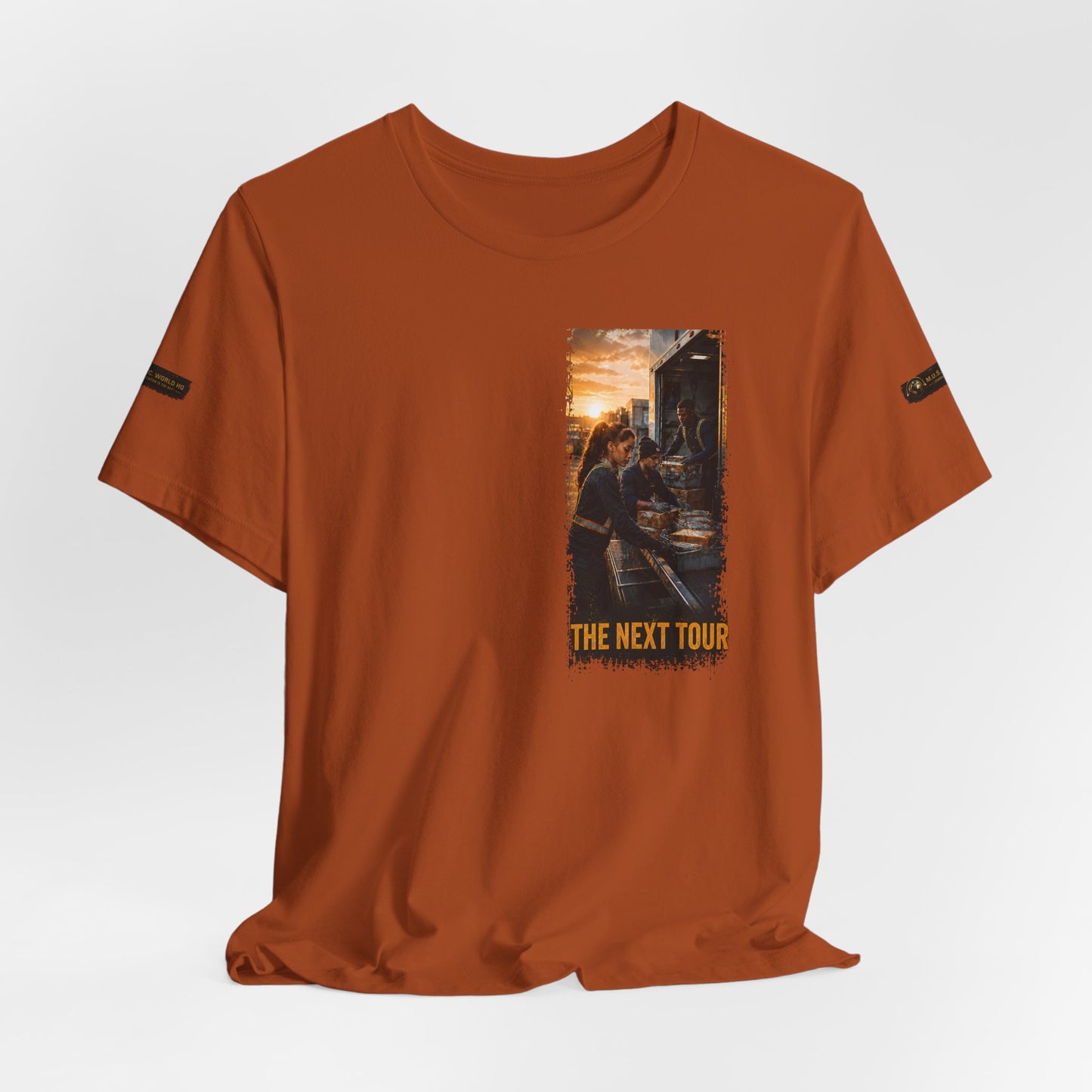 Postal Music - The Next Tour Premium Unisex T-Shirt - Color Group 1 of 11