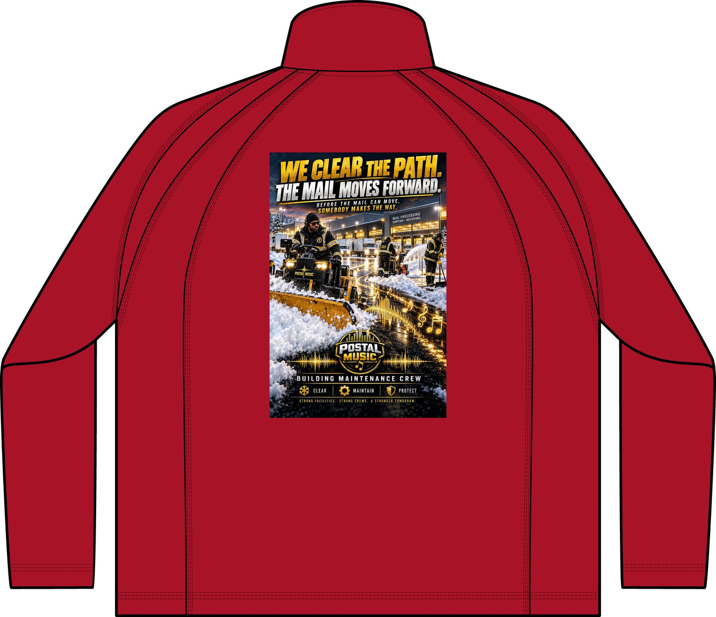 Postal Music - We Clear the Path - Men's Jogging Outfit Set - Track Jacket