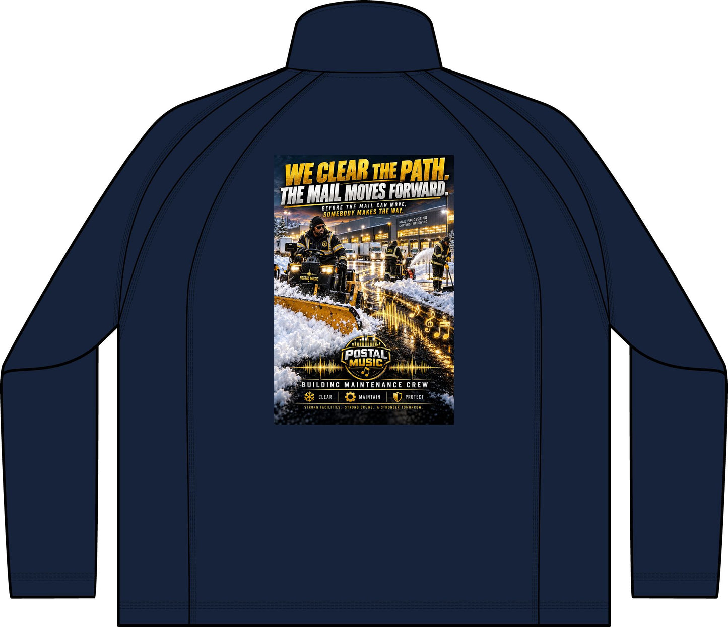 Postal Music - We Clear the Path - Men's Jogging Outfit Set - Track Jacket