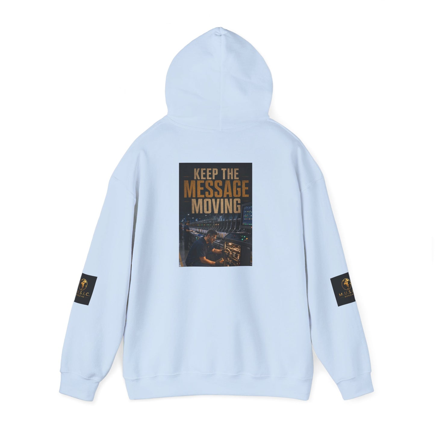 Postal Music — Keep the Message Moving — Core Pullover Hoodie