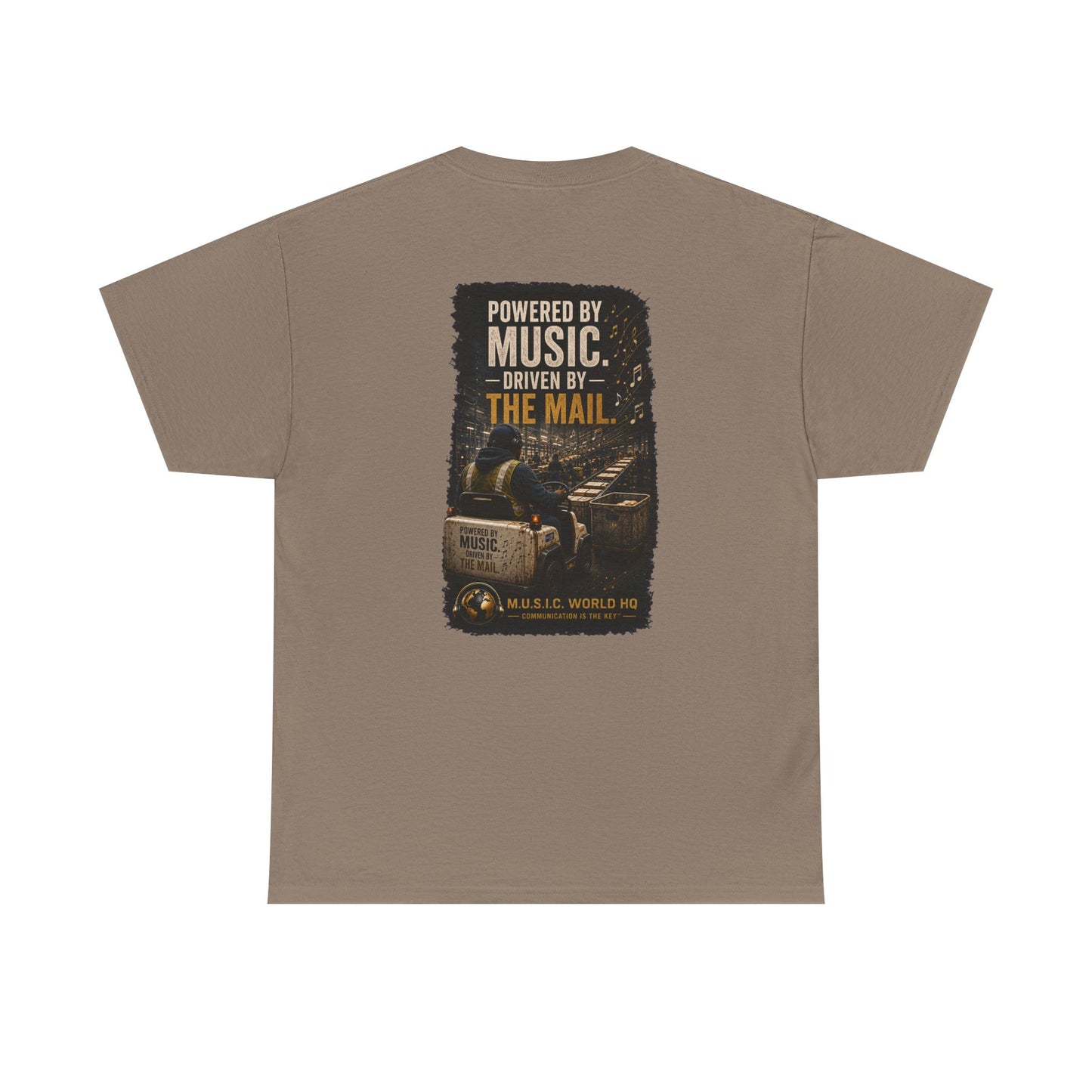 Postal Music - Powered by Music Premium T-Shirt - Colorways A