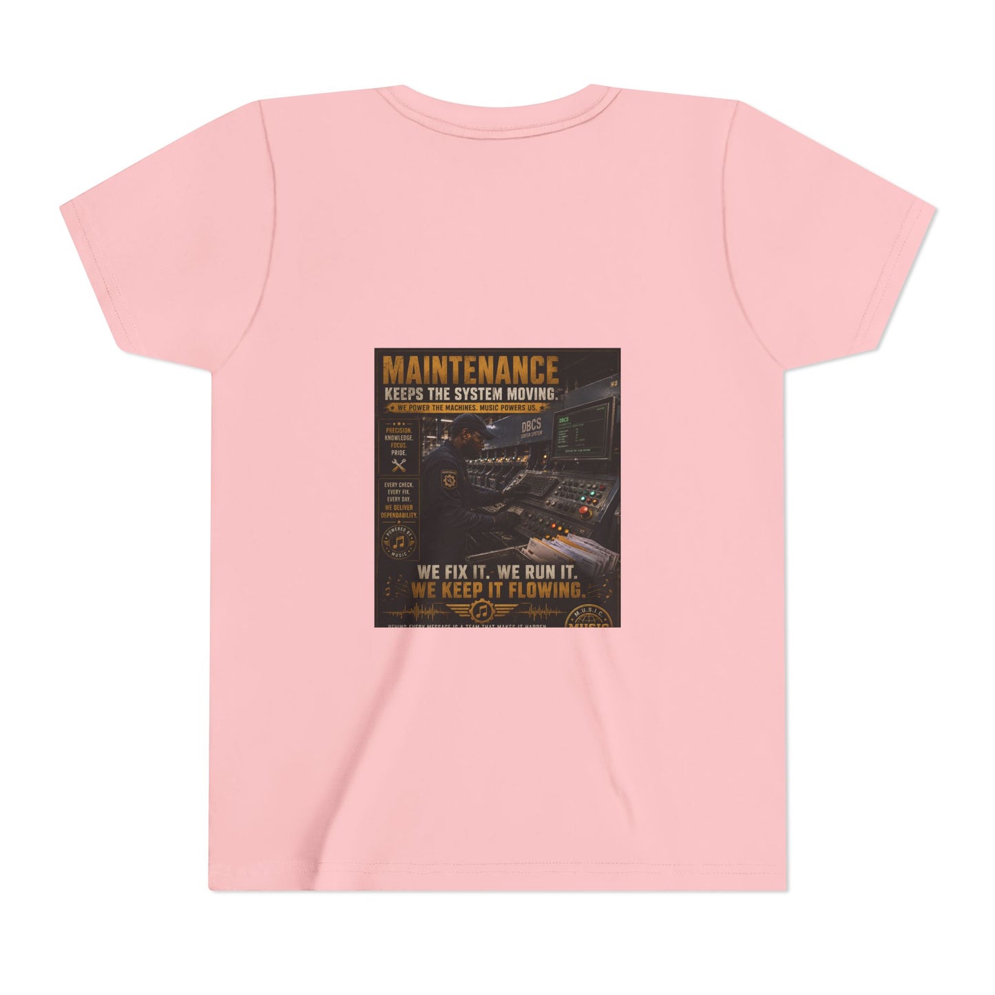 Postal Music — Maintenance Keeps the System Moving — Youth T-Shirt