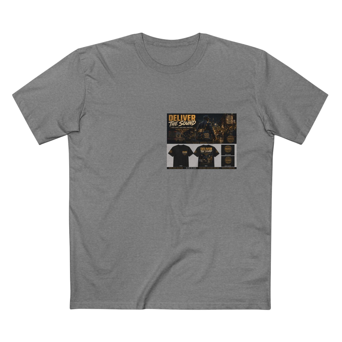 Postal Music — Deliver the Sound — Streetwear T-Shirt