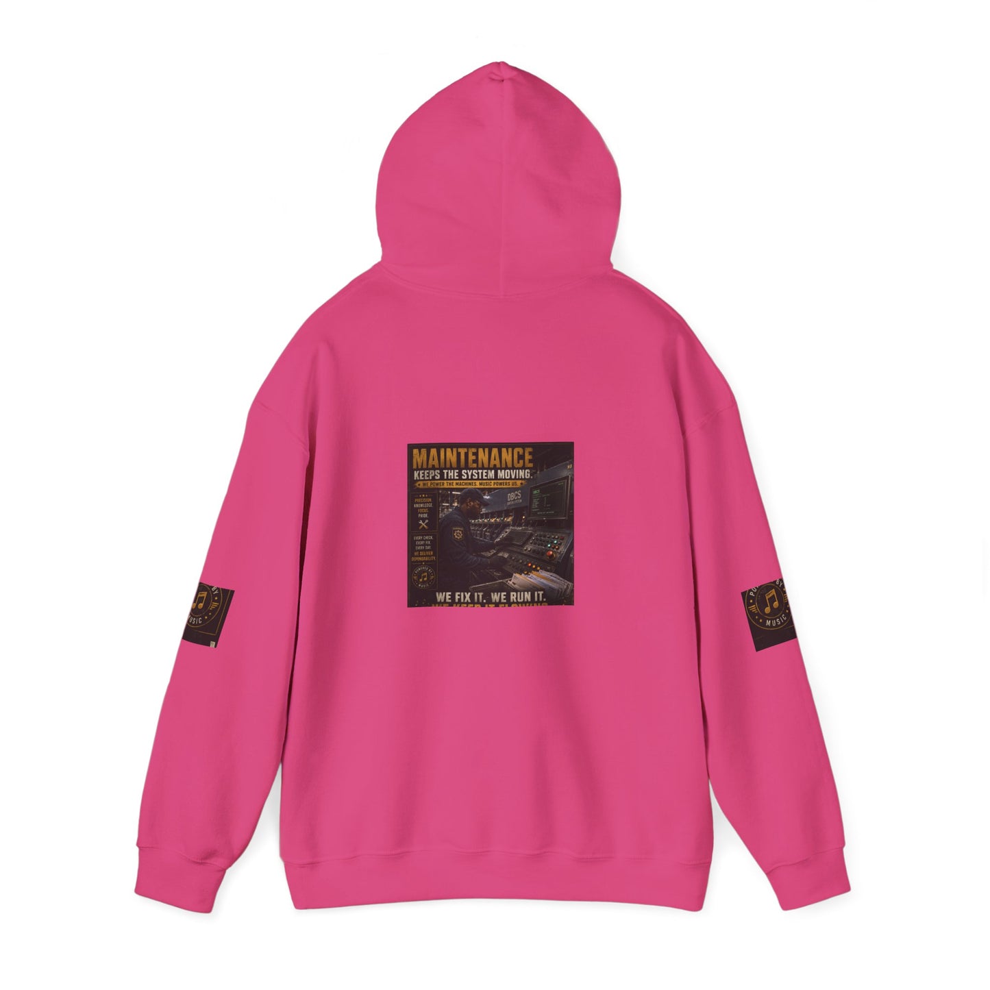 Postal Music — Maintenance Keeps the System Moving — Core Pullover Hoodie