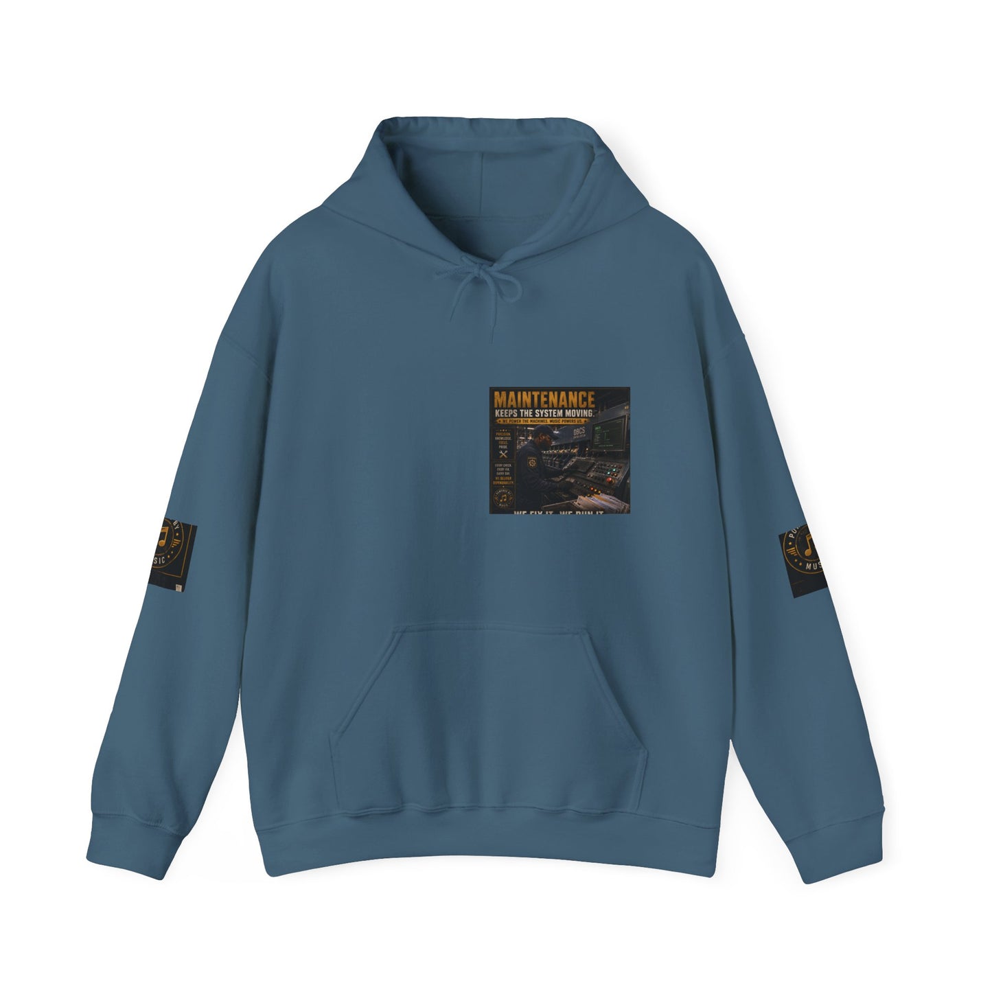 Postal Music — Maintenance Keeps the System Moving — Core Pullover Hoodie