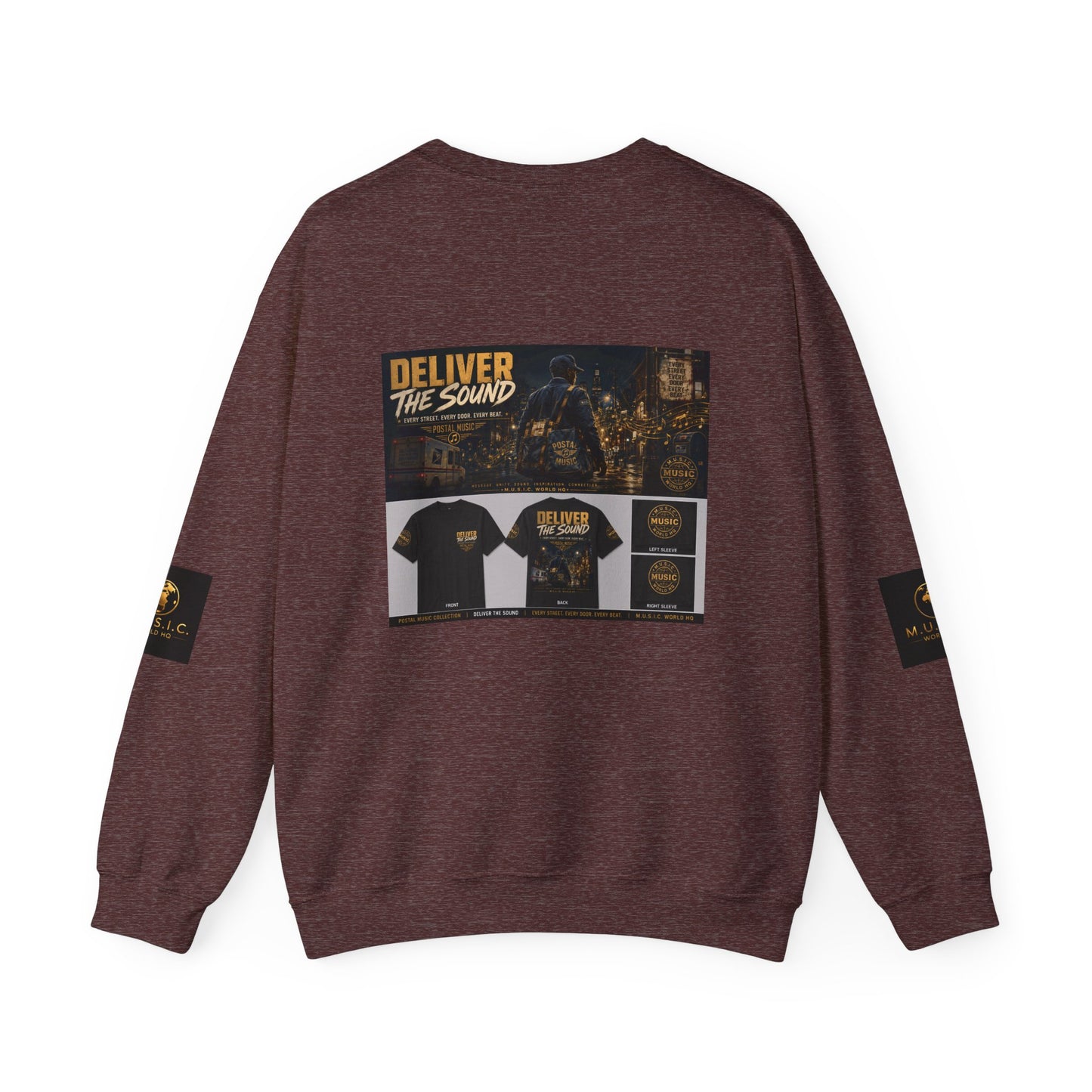 Postal Music — Deliver the Sound — Core Crewneck Sweatshirt