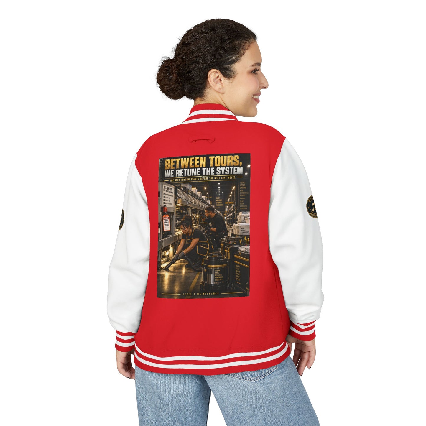 Postal Music - Between Tours, We Retune the System - Heavyweight Letterman Jacket