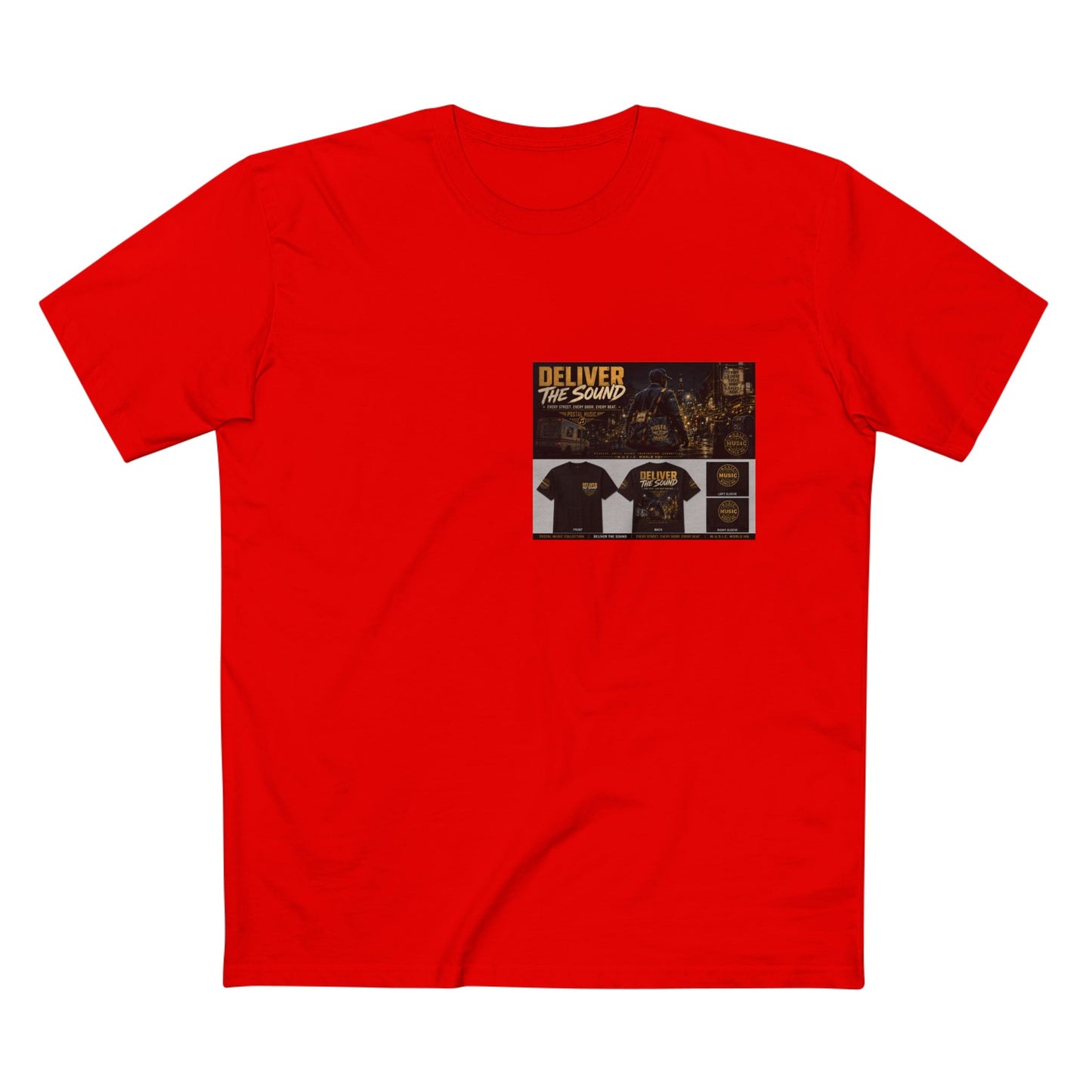 Postal Music — Deliver the Sound — Streetwear T-Shirt