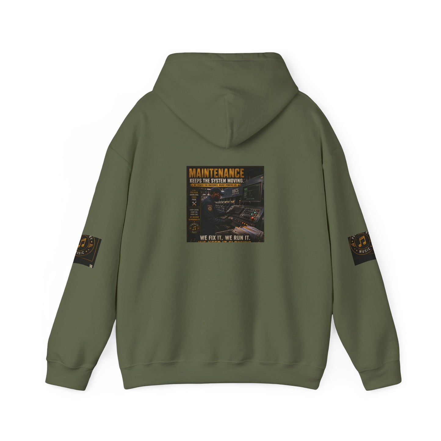 Postal Music — Maintenance Keeps the System Moving — Core Pullover Hoodie