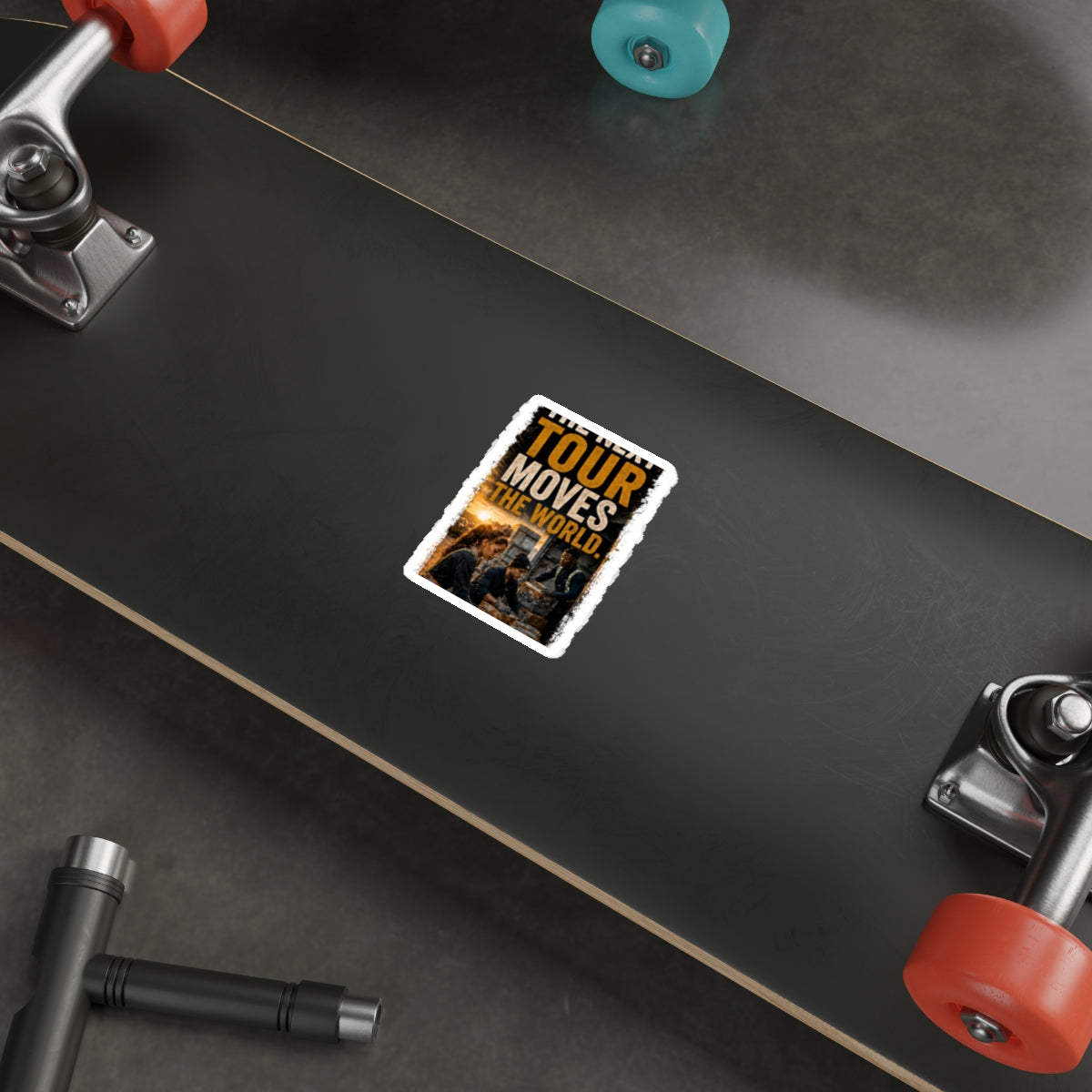 Postal Music — The Next Tour Die-Cut Sticker