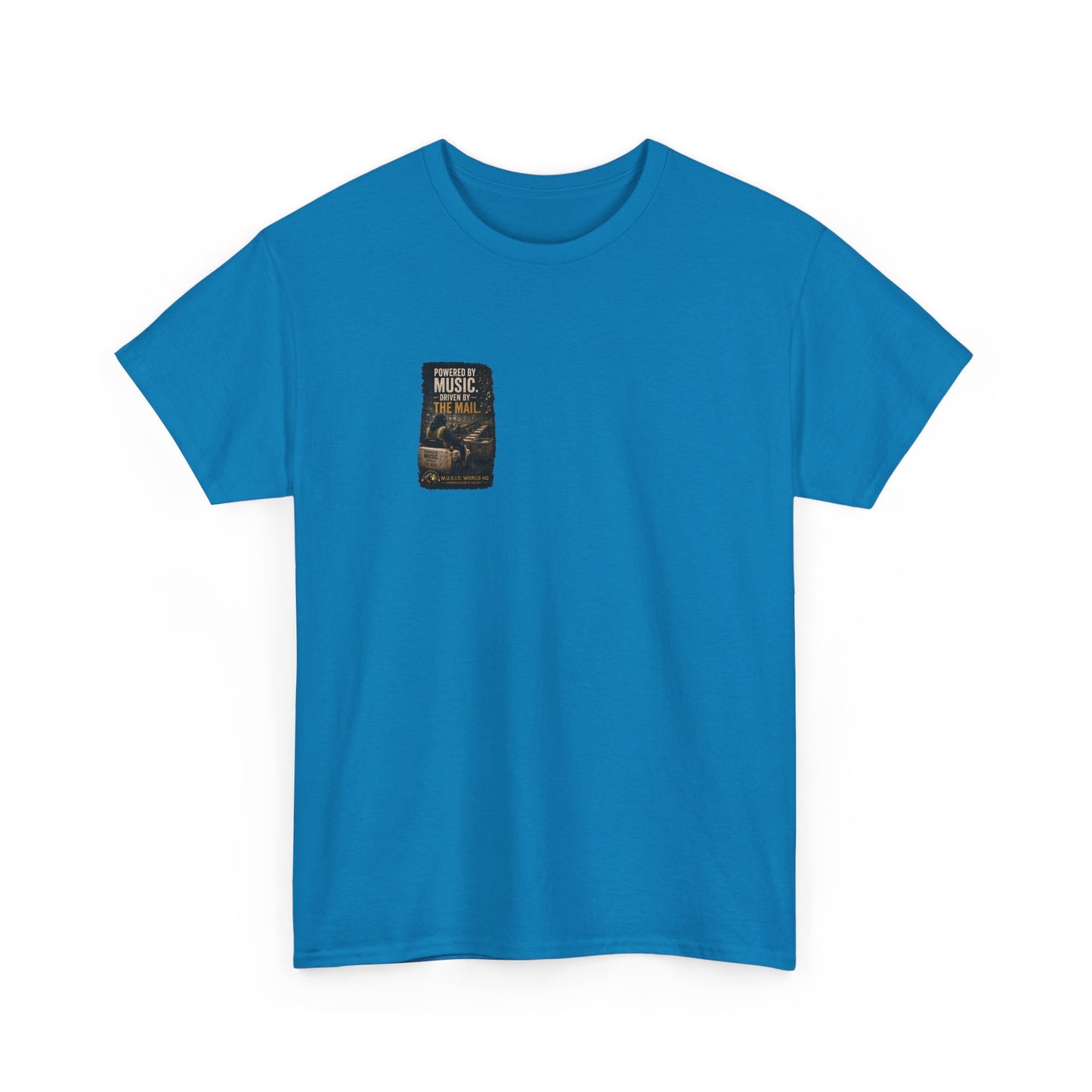 Postal Music - Powered by Music Premium T-Shirt - Colorways E