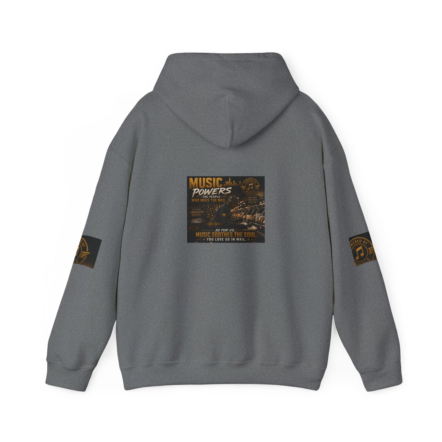 Postal Music — Music Powers the People — Core Pullover Hoodie