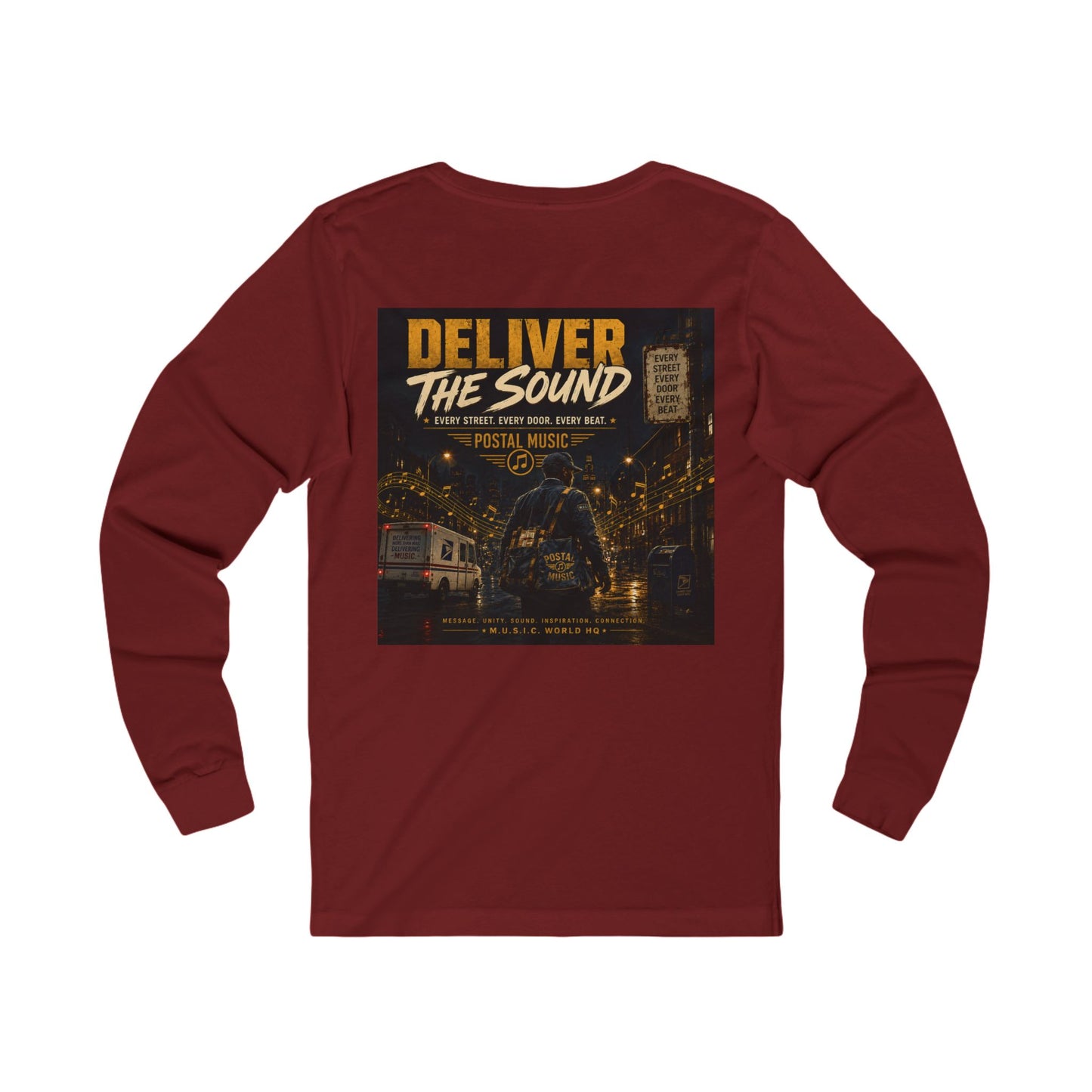 Postal Music — Deliver the Sound — Long-Sleeve T-Shirt