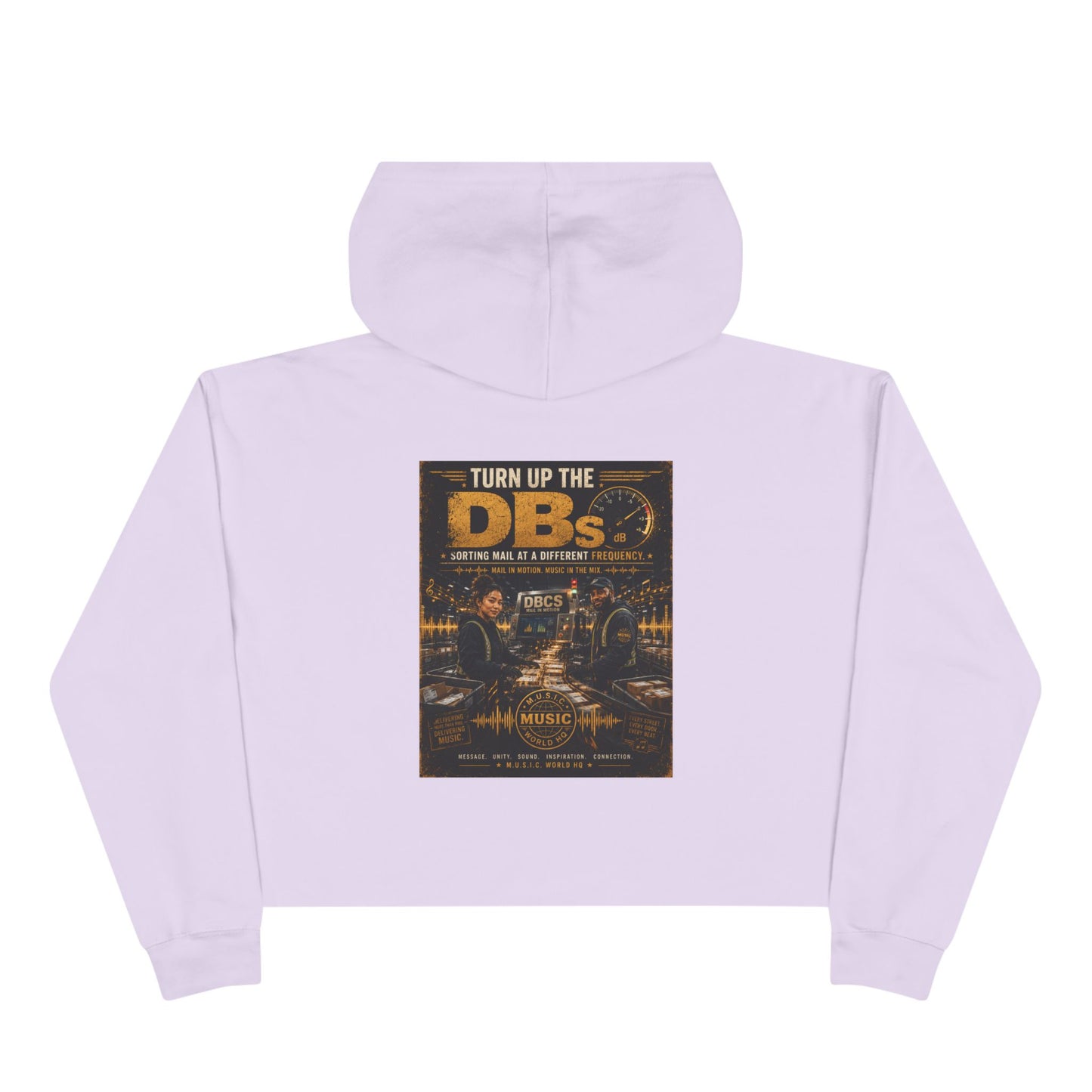 Turn Up the DBs — Women's Crop Hoodie (Matching Set Top)
