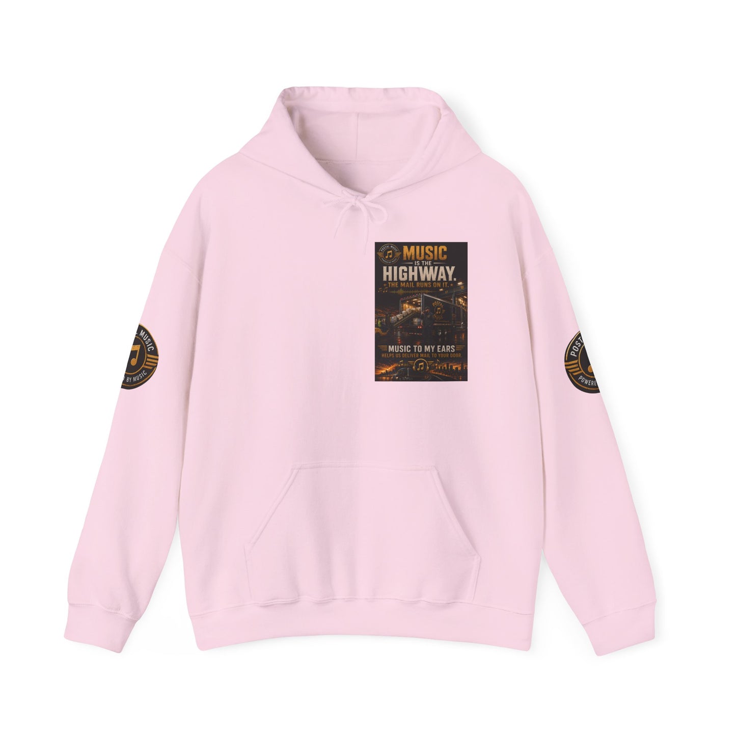 Postal Music — Music Is the Highway — Core Pullover Hoodie