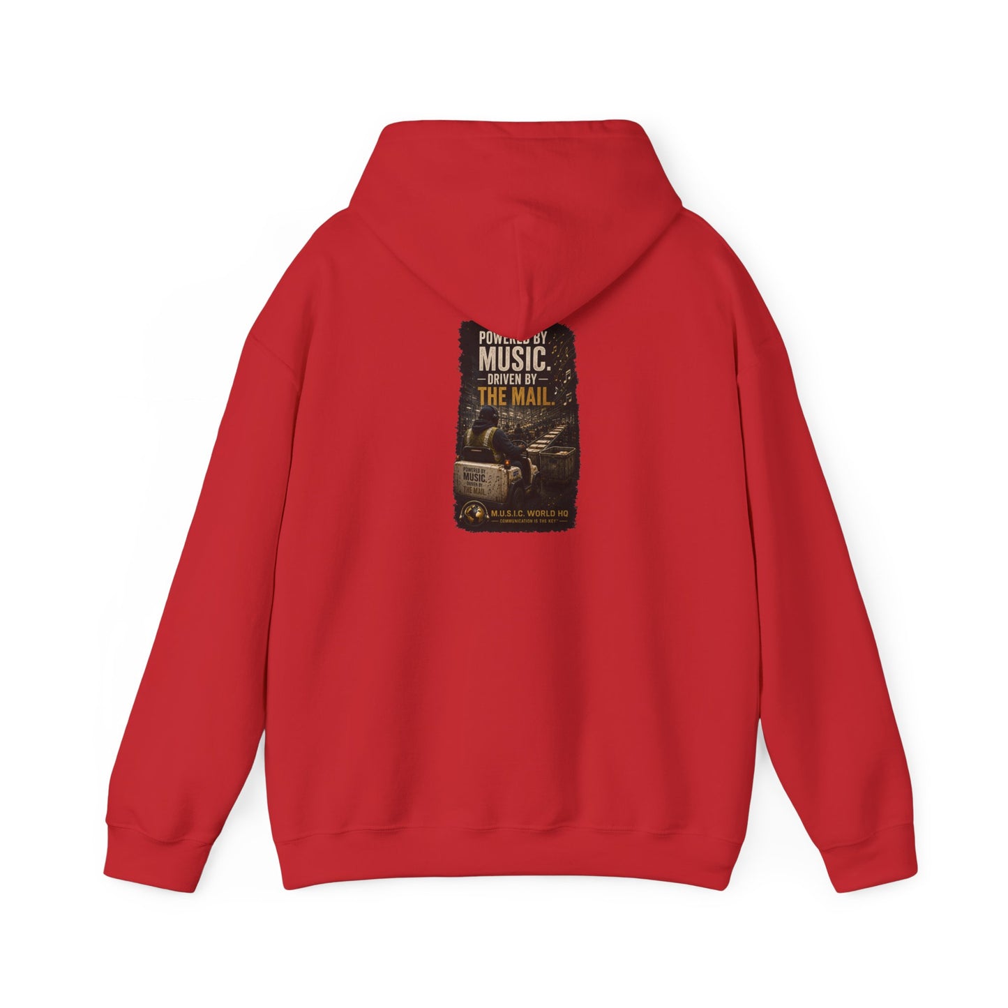 Postal Music - Powered by Music Hoodie - Colorways C