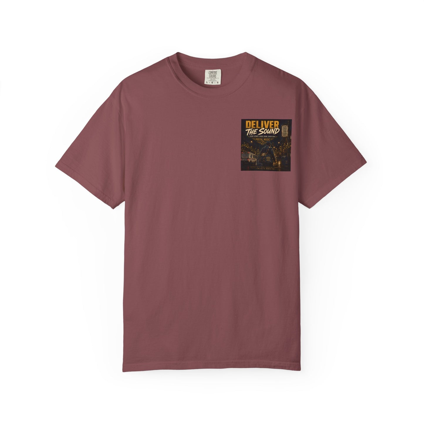 Postal Music — Deliver the Sound — Garment-Dyed T-Shirt