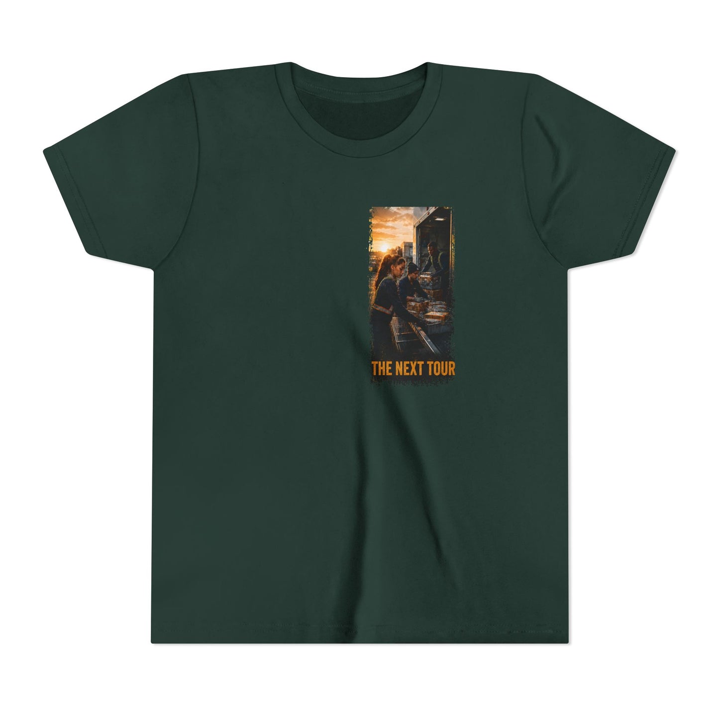 Postal Music — The Next Tour Youth T-Shirt — Color Group 1 of 2