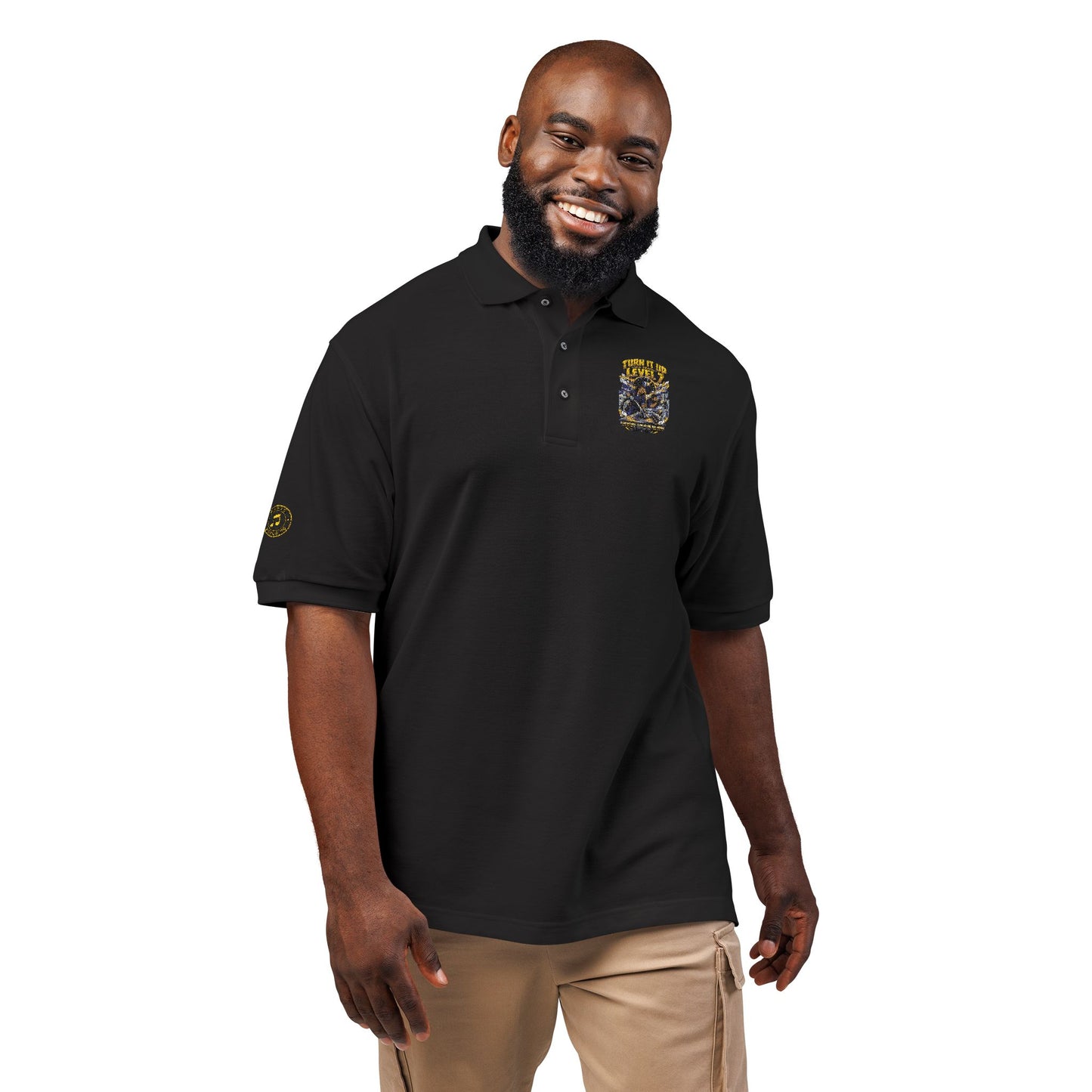 Postal Music - Turn It Up to Level 7 - Unisex Polo Shirt