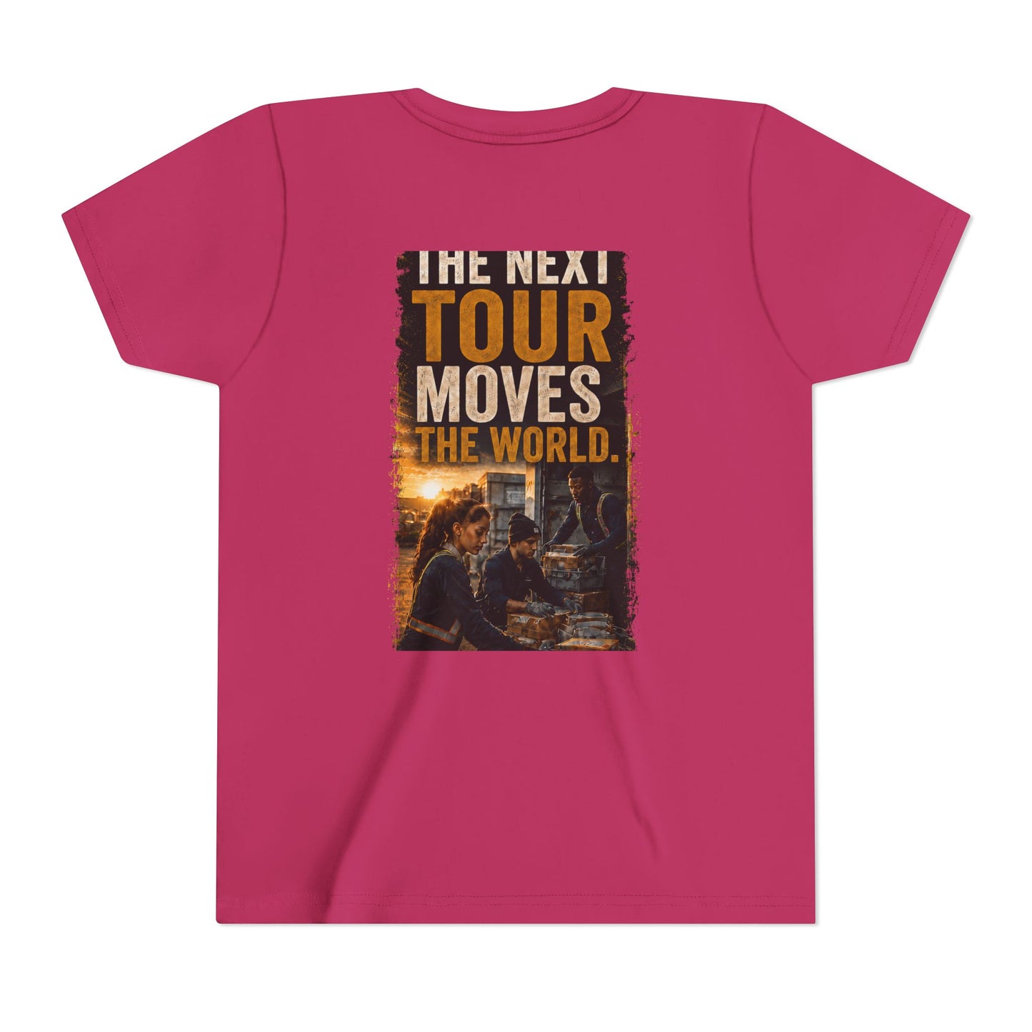Postal Music — The Next Tour Youth T-Shirt — Color Group 1 of 2