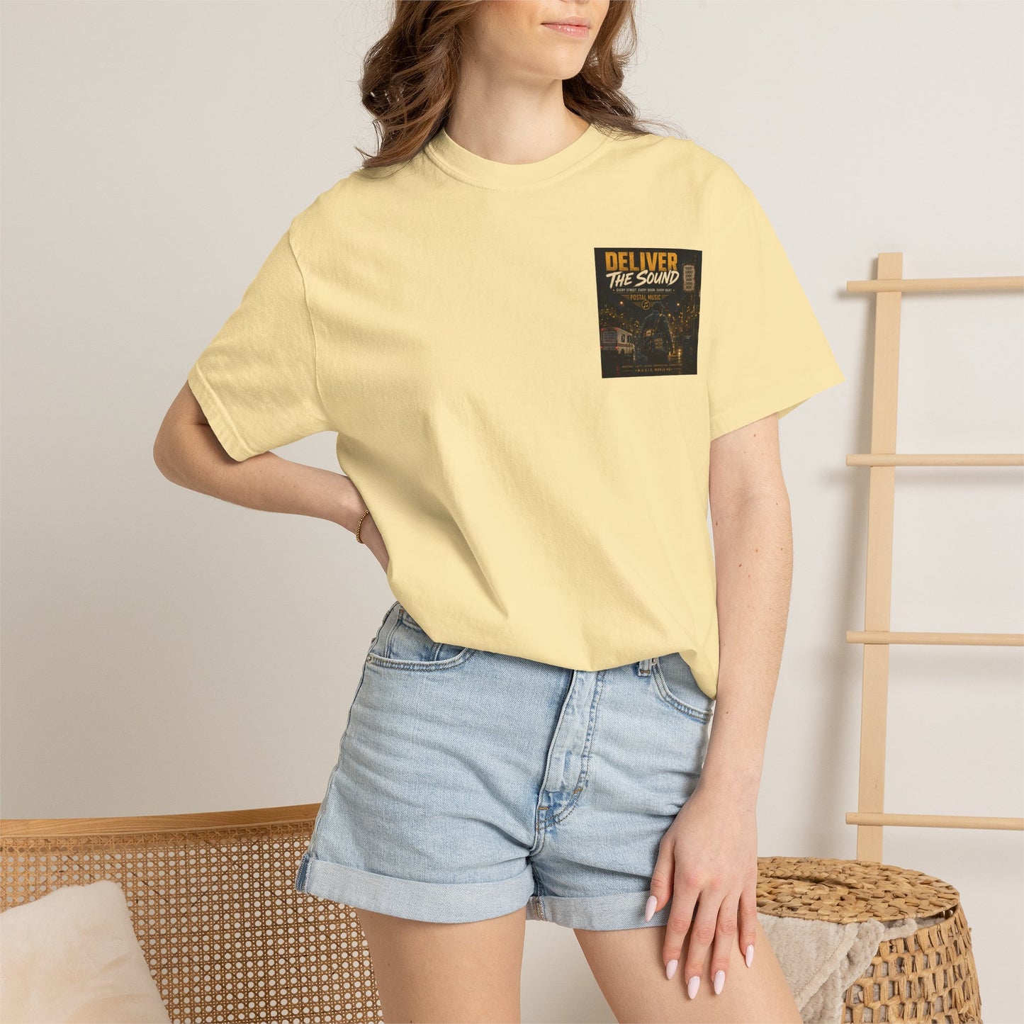 Postal Music — Deliver the Sound — Garment-Dyed T-Shirt