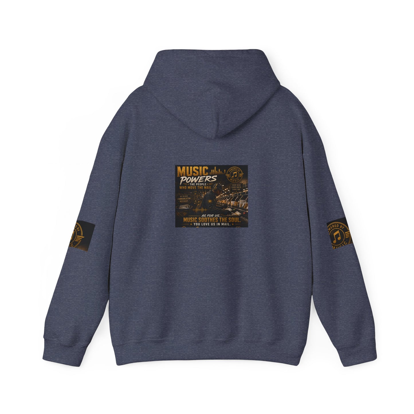 Postal Music — Music Powers the People — Core Pullover Hoodie