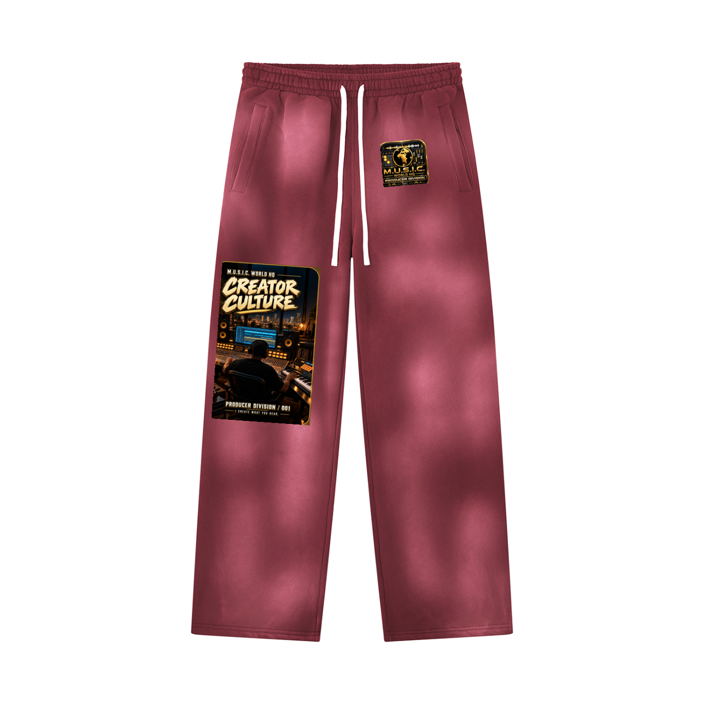 M.U.S.I.C. World HQ Creator Culture – Producer Division 001 Sunfade Sweatpants