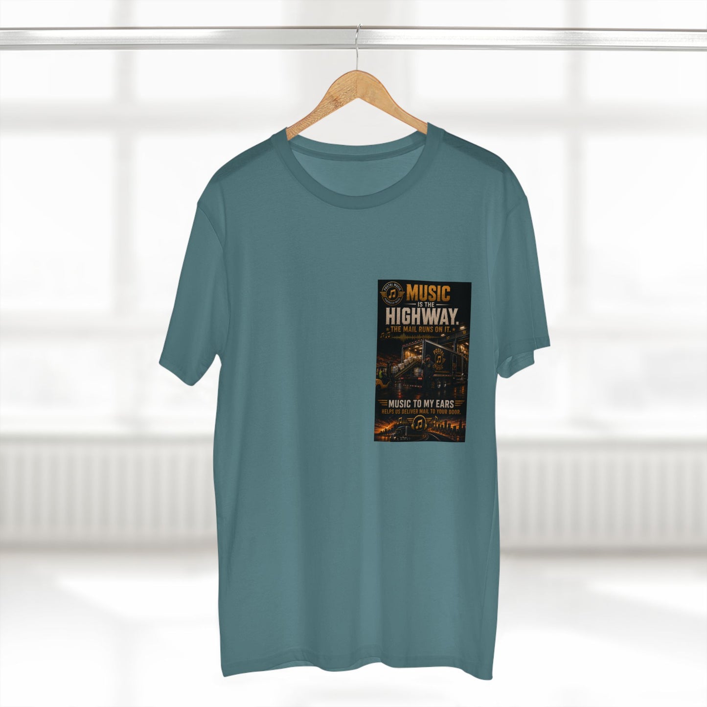 Postal Music — Music Is the Highway — Streetwear T-Shirt
