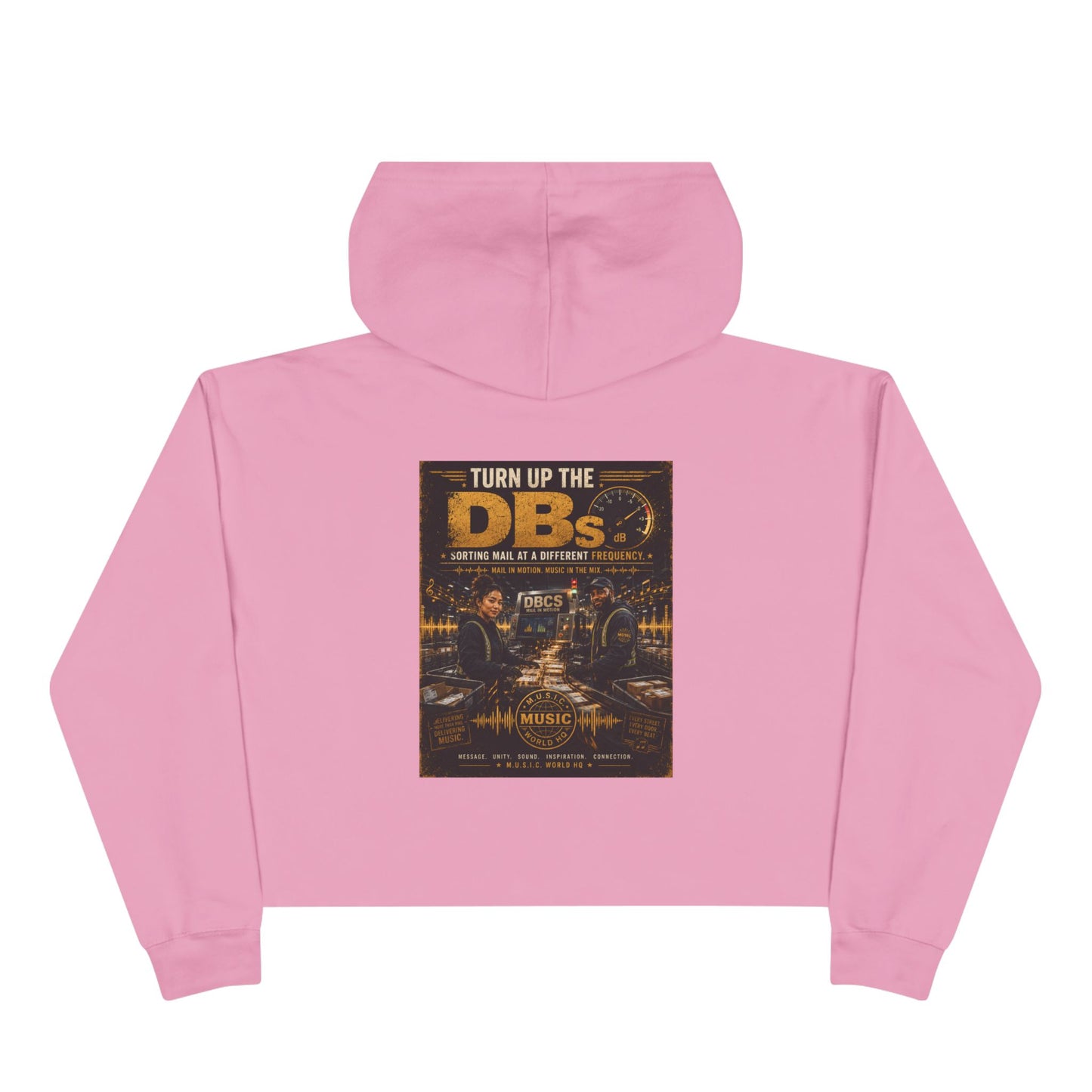 Turn Up the DBs — Women's Crop Hoodie (Matching Set Top)