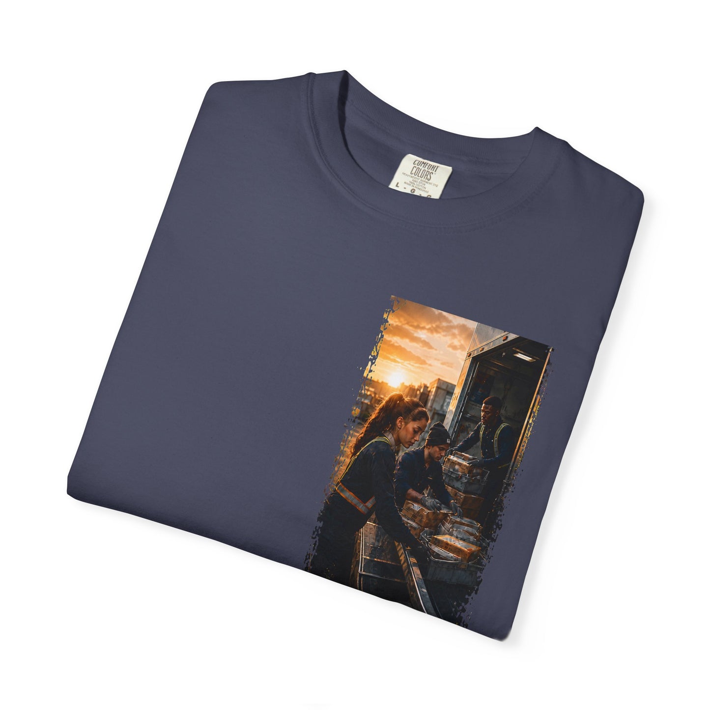 Postal Music — The Next Tour Garment-Dyed T-Shirt — Color Group 2 of 4