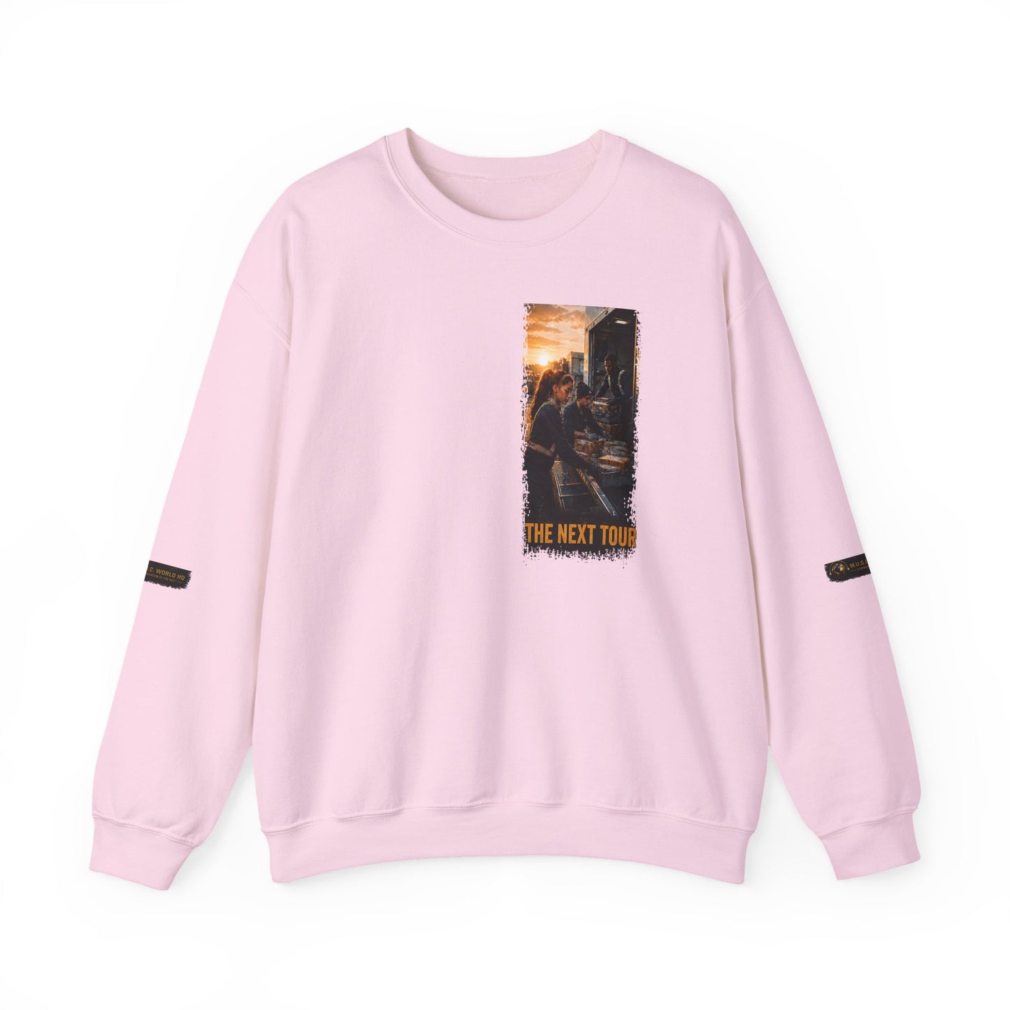 Postal Music — The Next Tour Core Crewneck Sweatshirt — Color Group 2 of 3